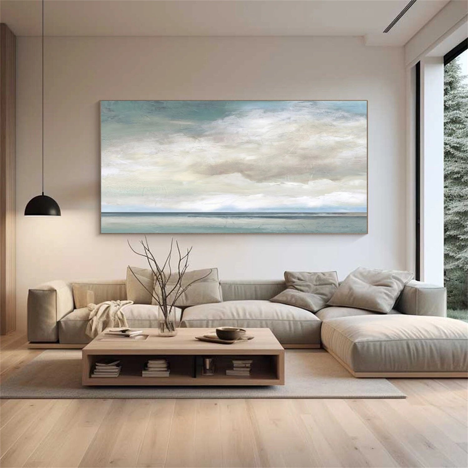 Sea & Sky Abstract Wall Art #MS192