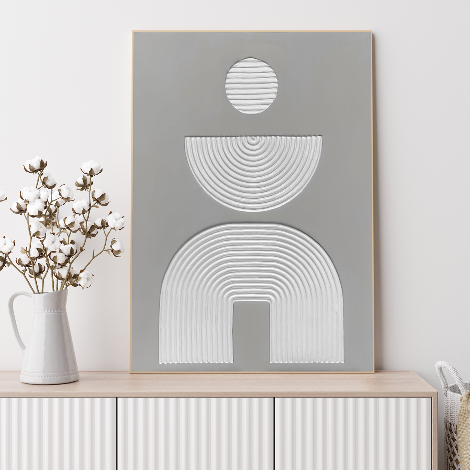 Minimalist Textured Canvas Art #MM275