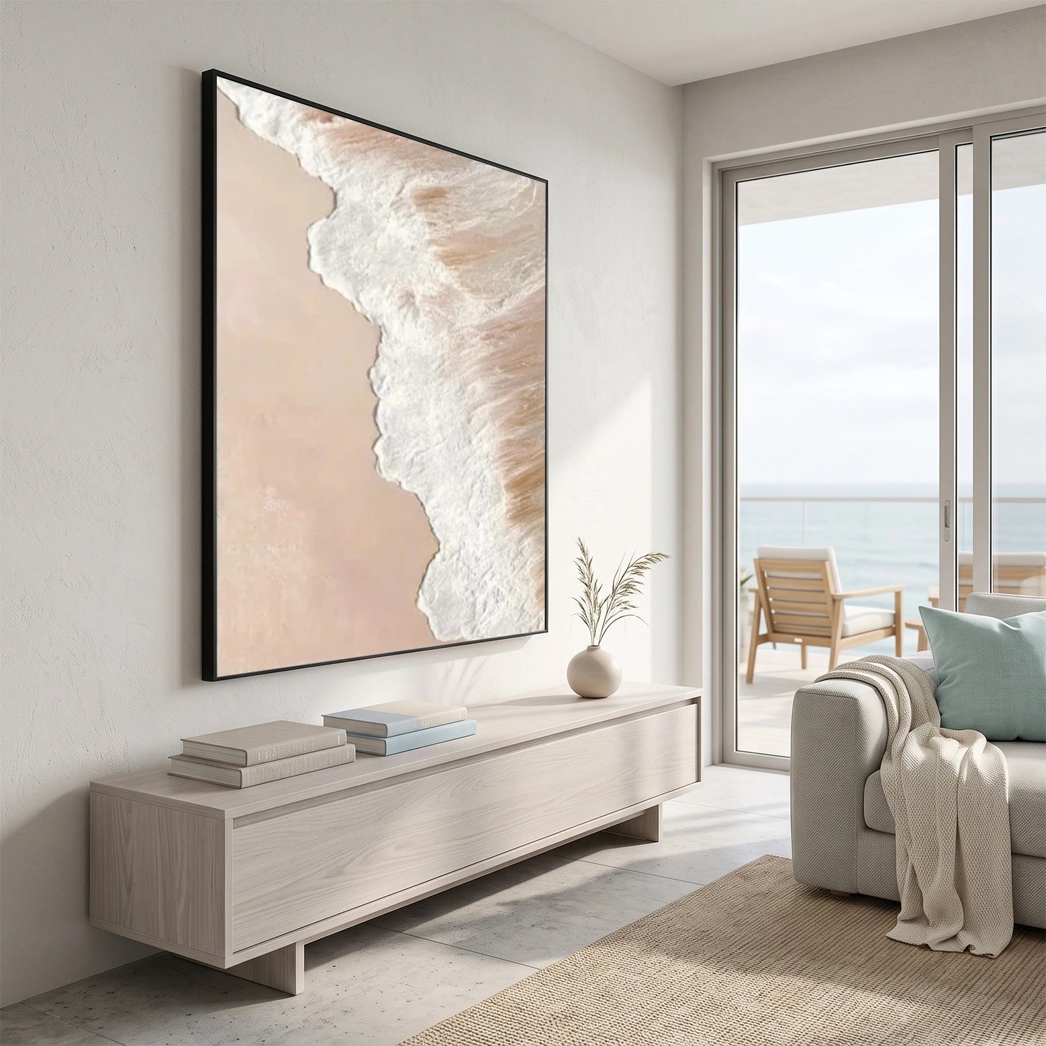 Sea & Sky Abstract Wall Art #MS318