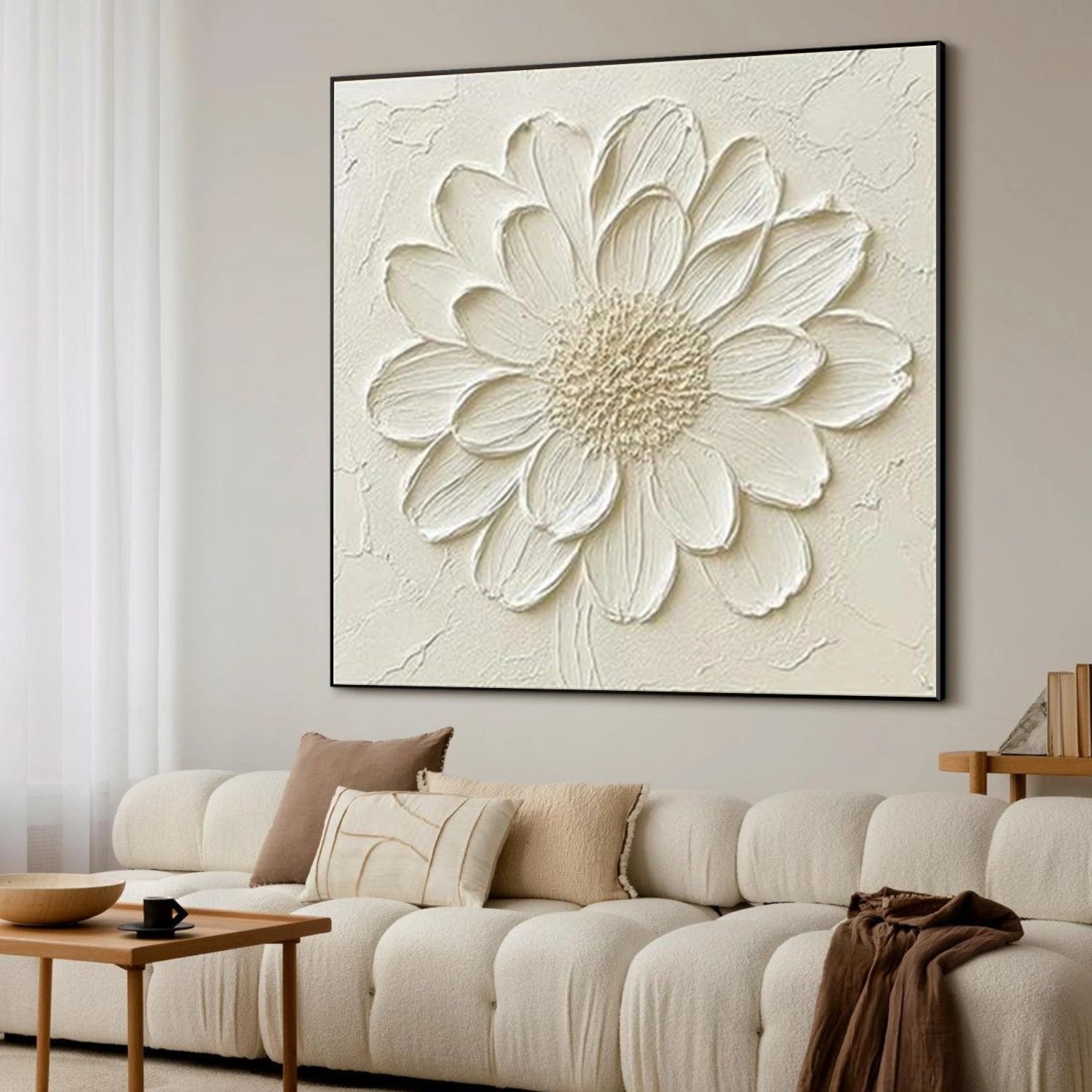 Flower & Tree Abstract Textured Wall Art #ML221