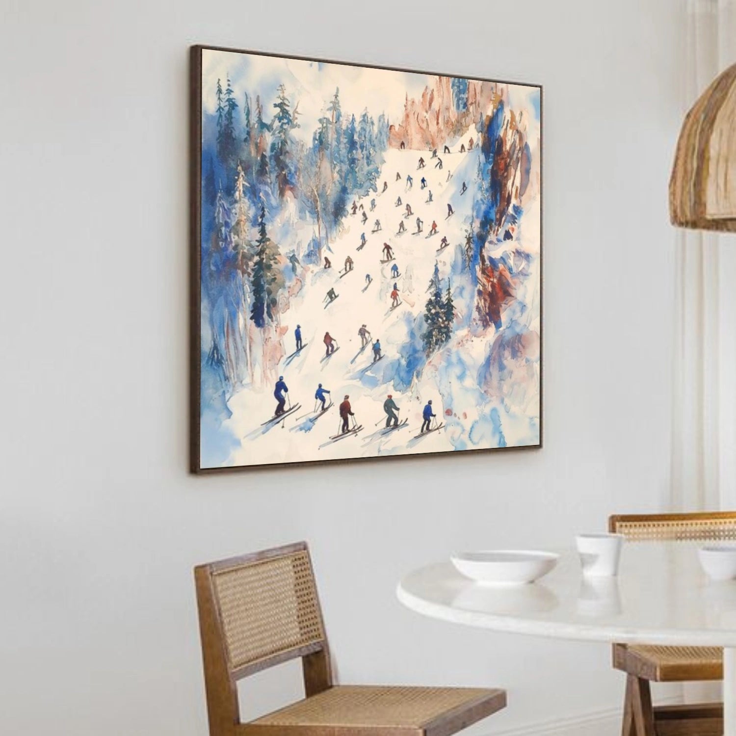 Skiing Sport Wall Art #SA037