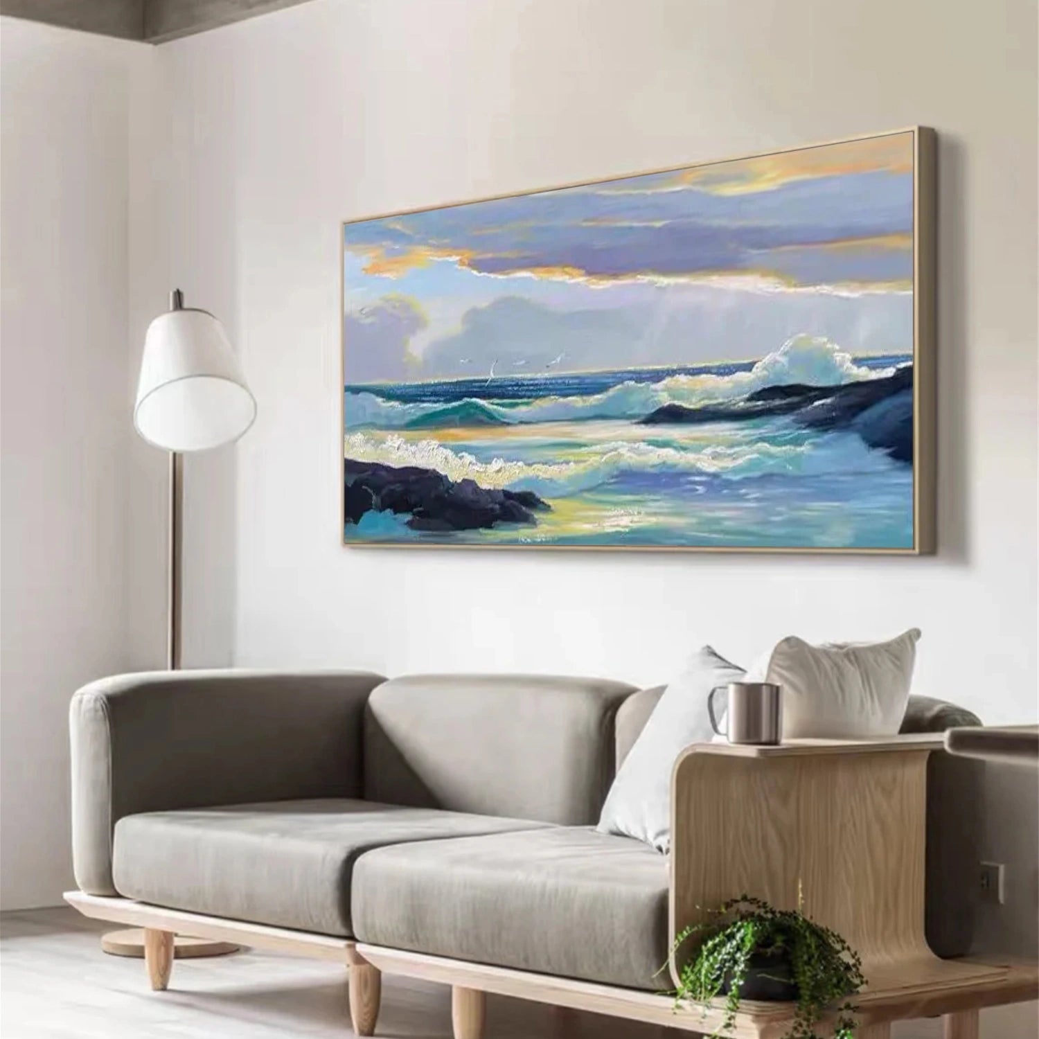 Sea & Sky Abstract Wall Art #MS158
