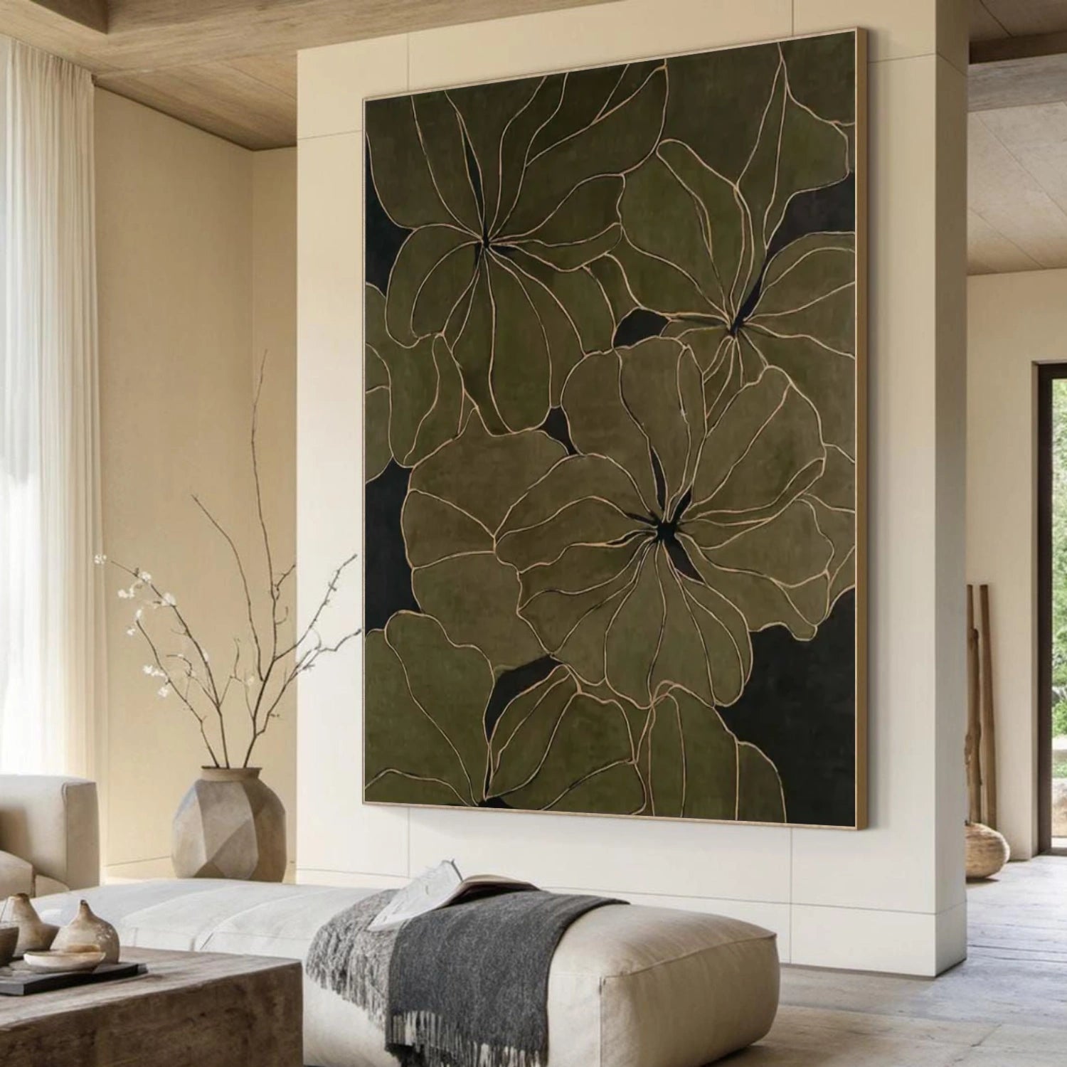 Flower & Tree Abstract Wall Art #ML197