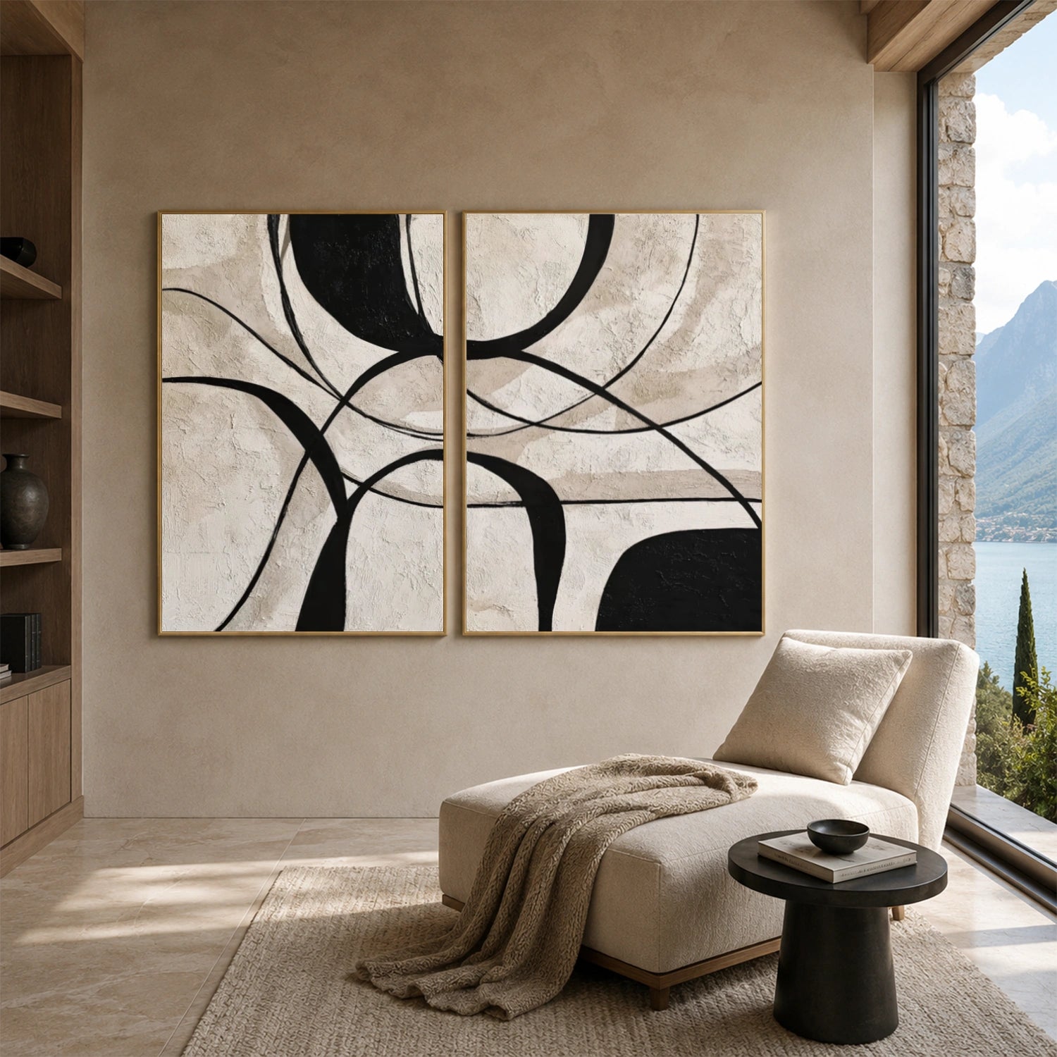 Wabi Sabi Canvas Art Set of 2 #WS1106
