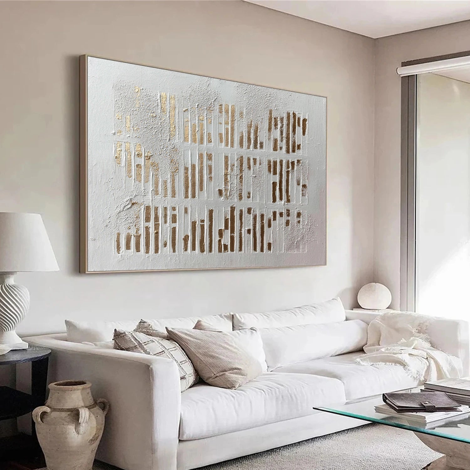 Wabi Sabi Textured Canvas Art #WS930