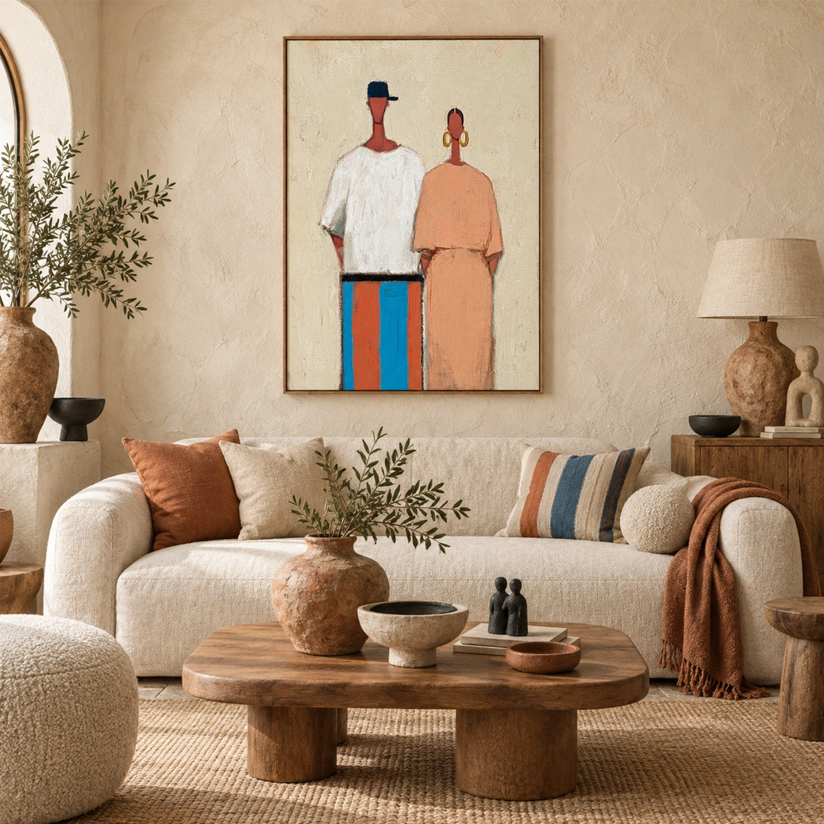 Abstract Portrait Wall Art #AP153