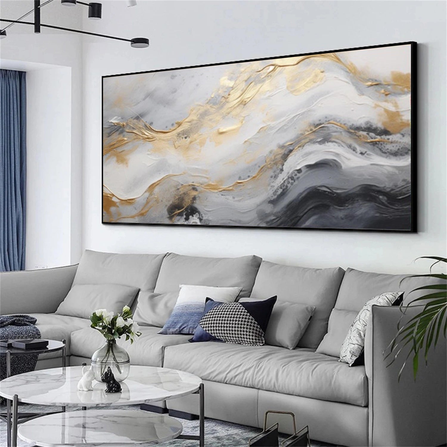 Abstract Textured Canvas Art #WS948