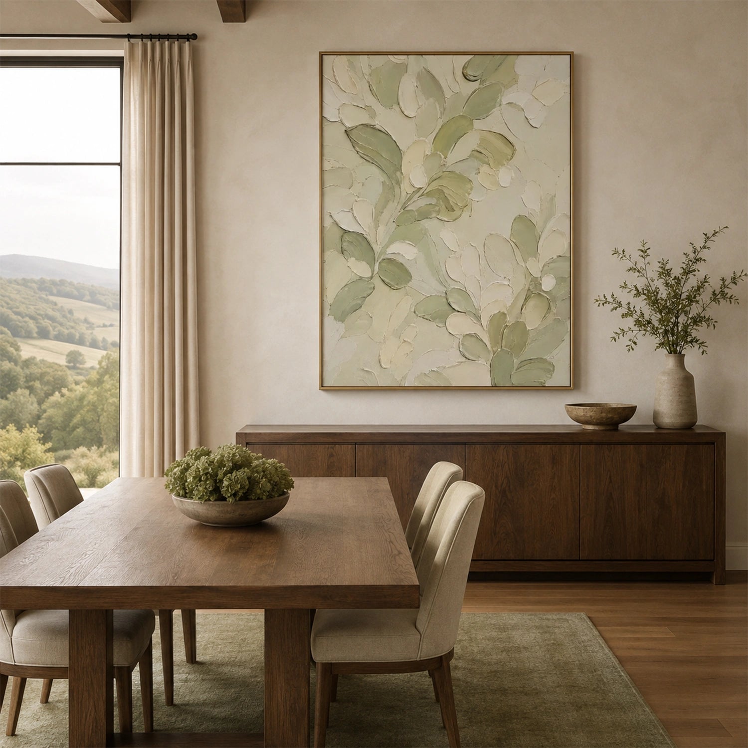 Flower & Tree Abstract Wall Art #ML282