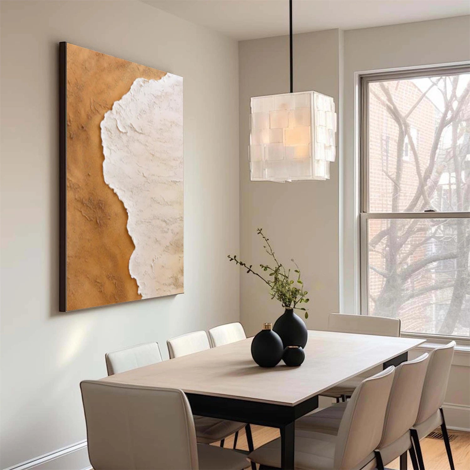 Minimalist Textured Canvas Art #MM374