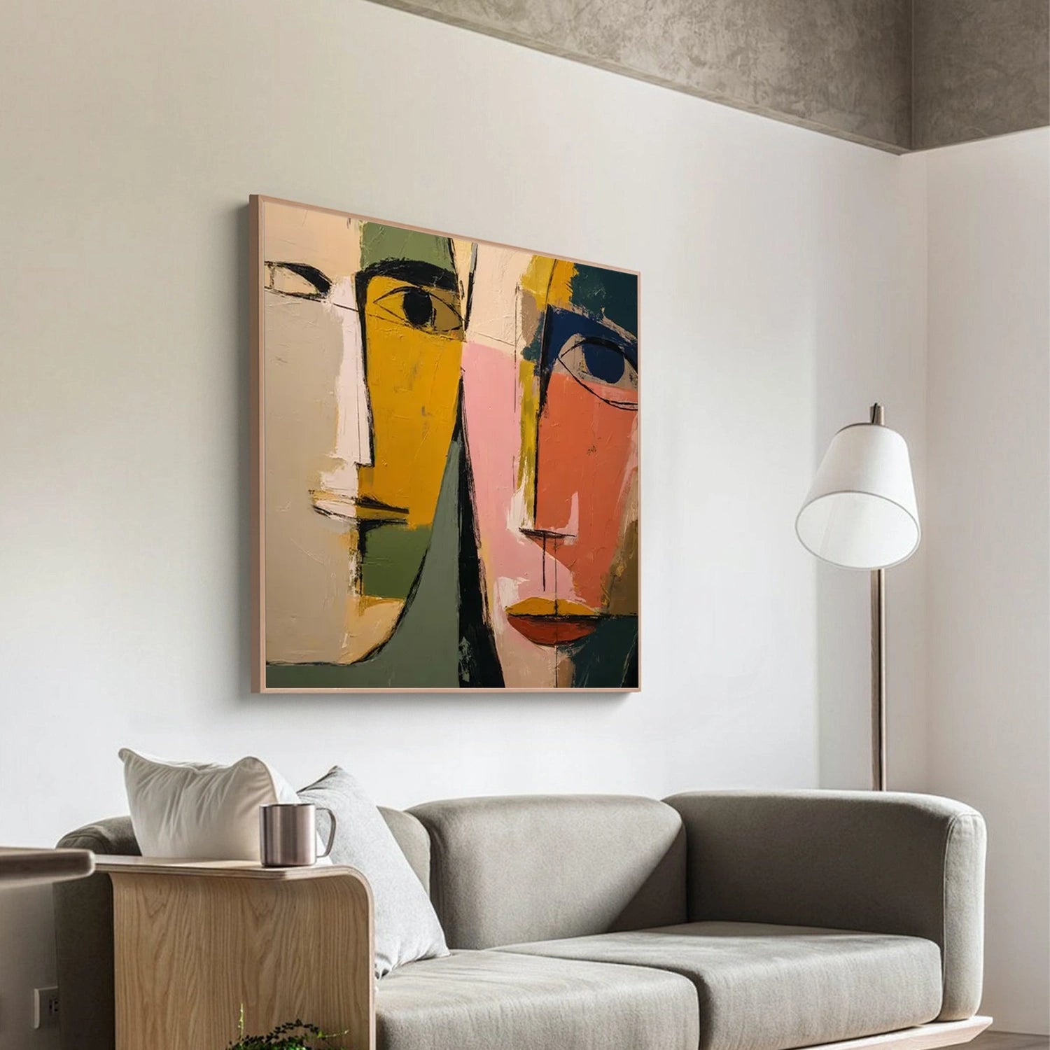 Abstract Portrait Wall Art #AP068