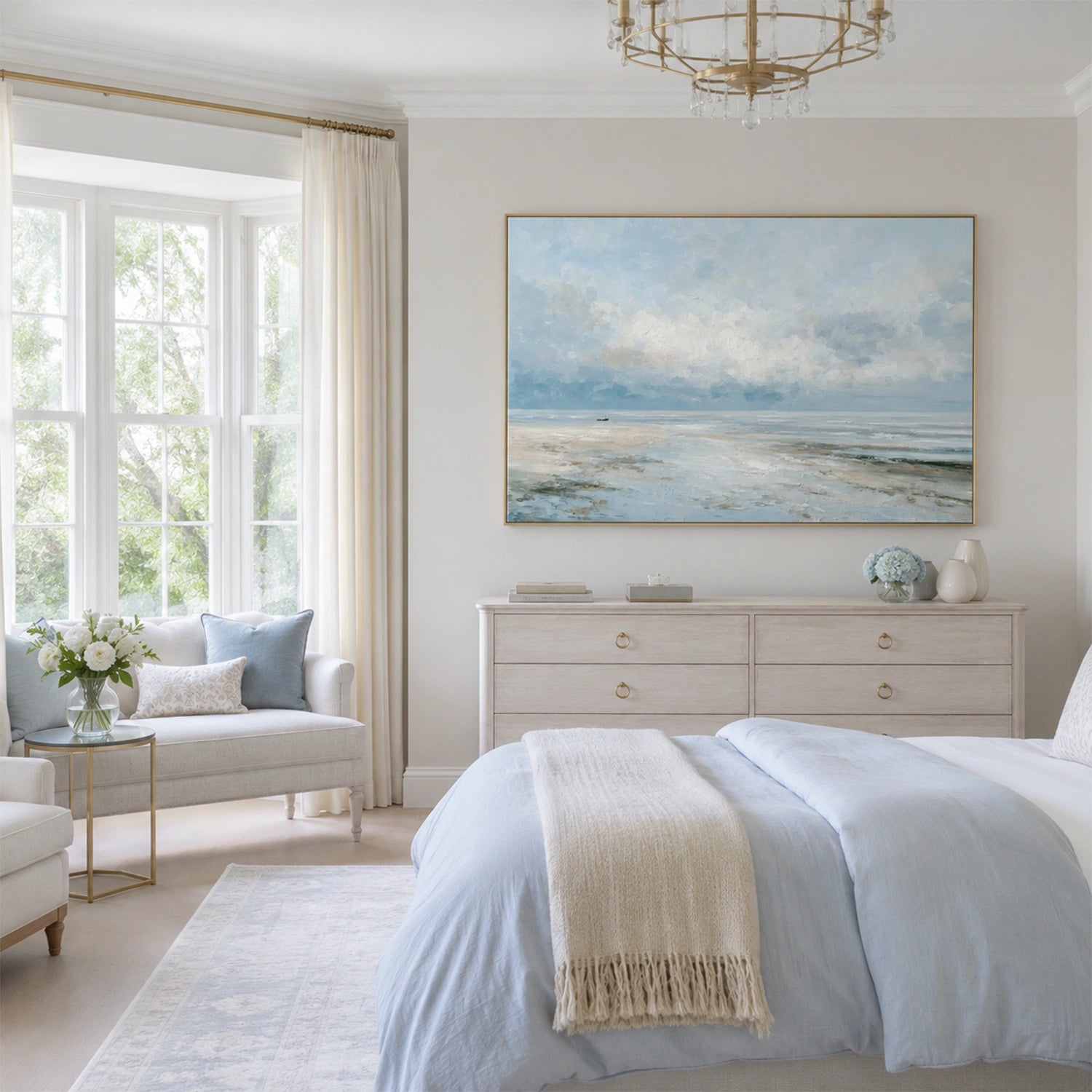 Sea & Sky Abstract Wall Art #MS347