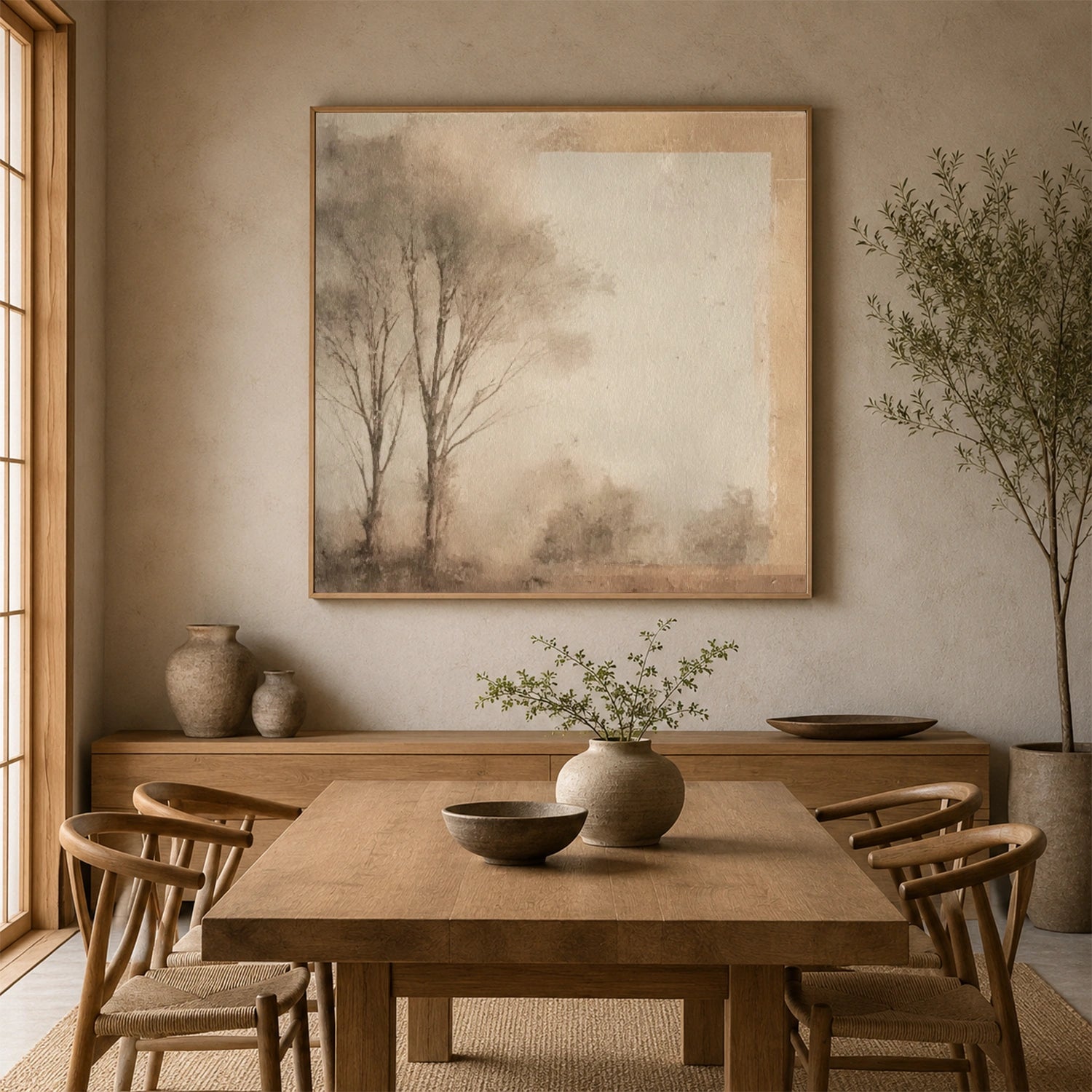 Flower & Tree Abstract Wall Art #ML262