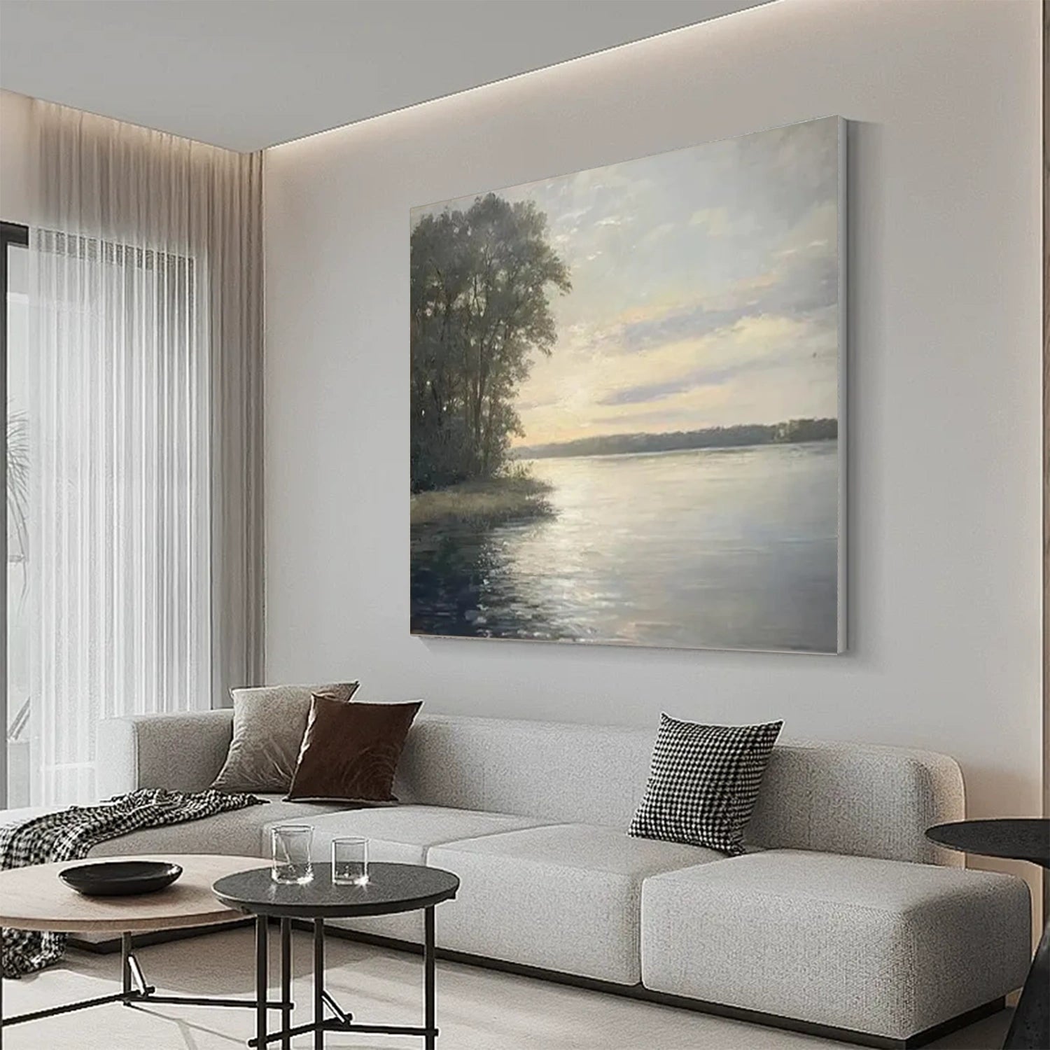 Sea & Sky Abstract Wall Art #MS169