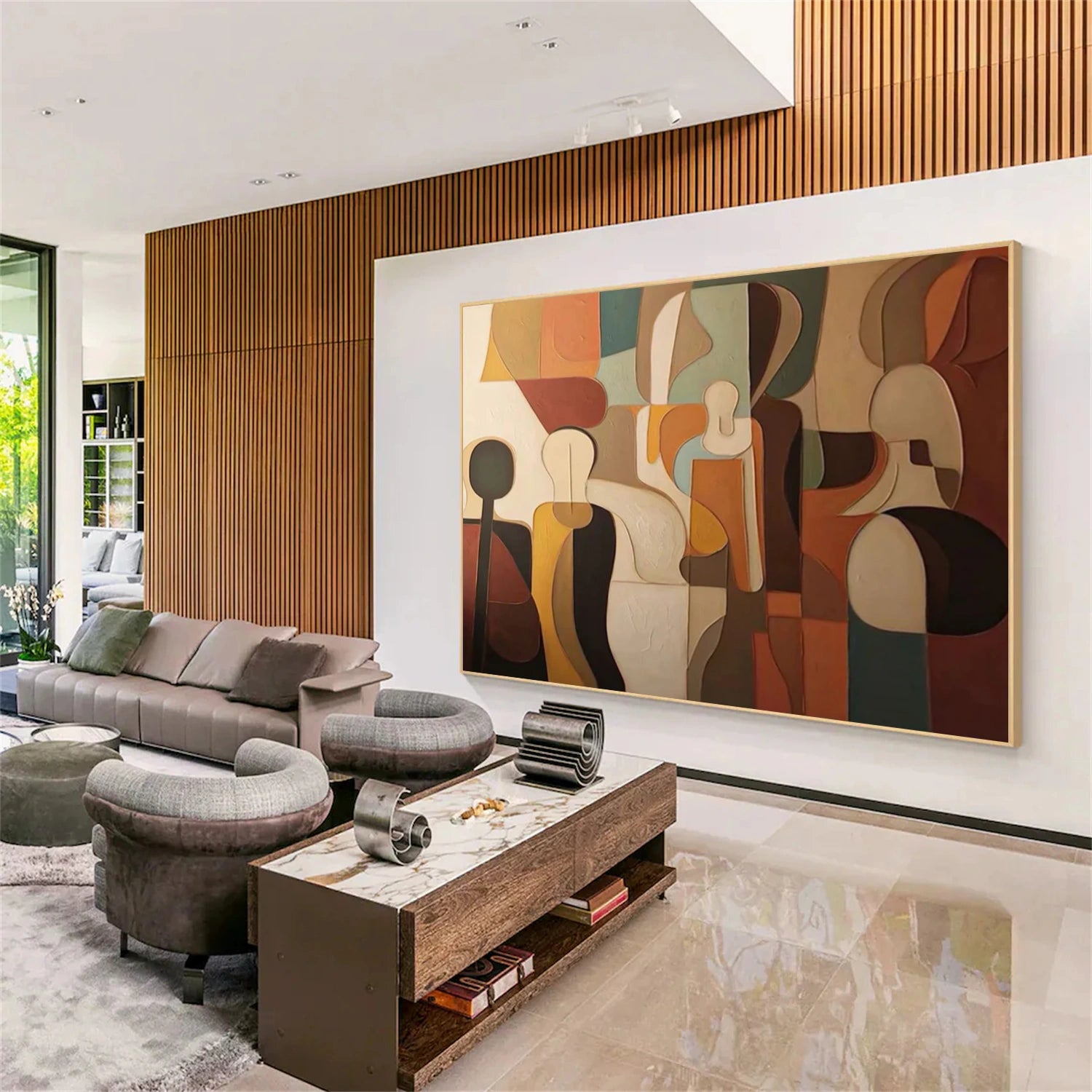 Abstract Canvas Art #WS836