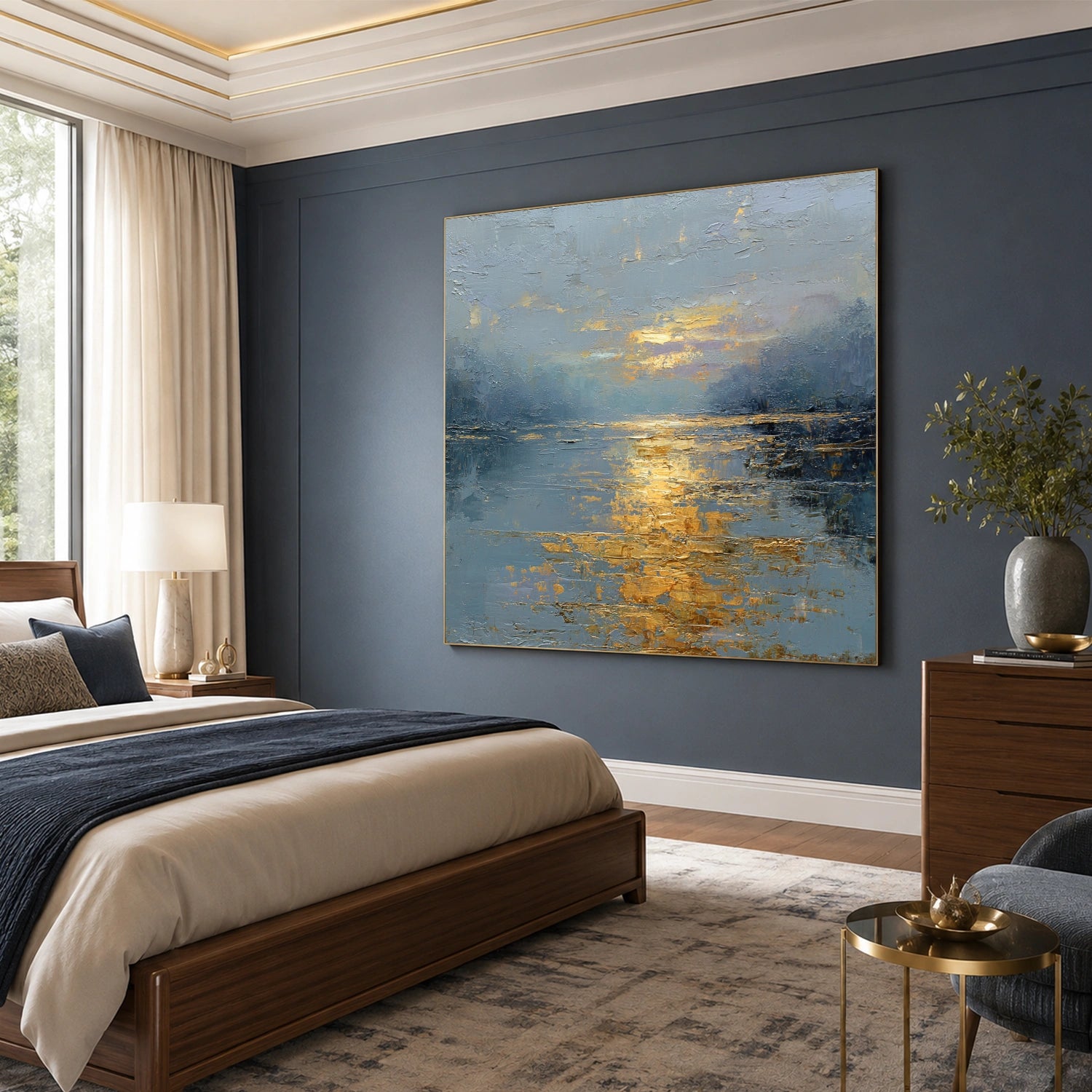 Sea & Sky Abstract Wall Art #MS339