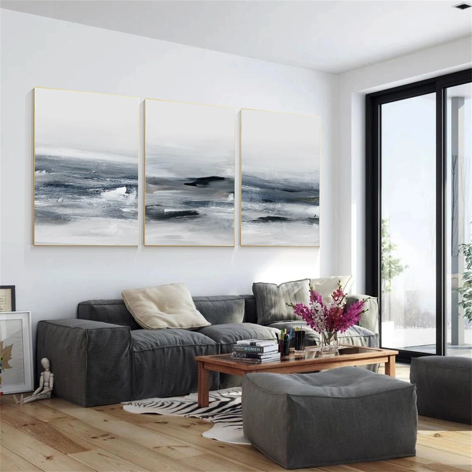 Abstract Canvas Art Set of 2 #WS860