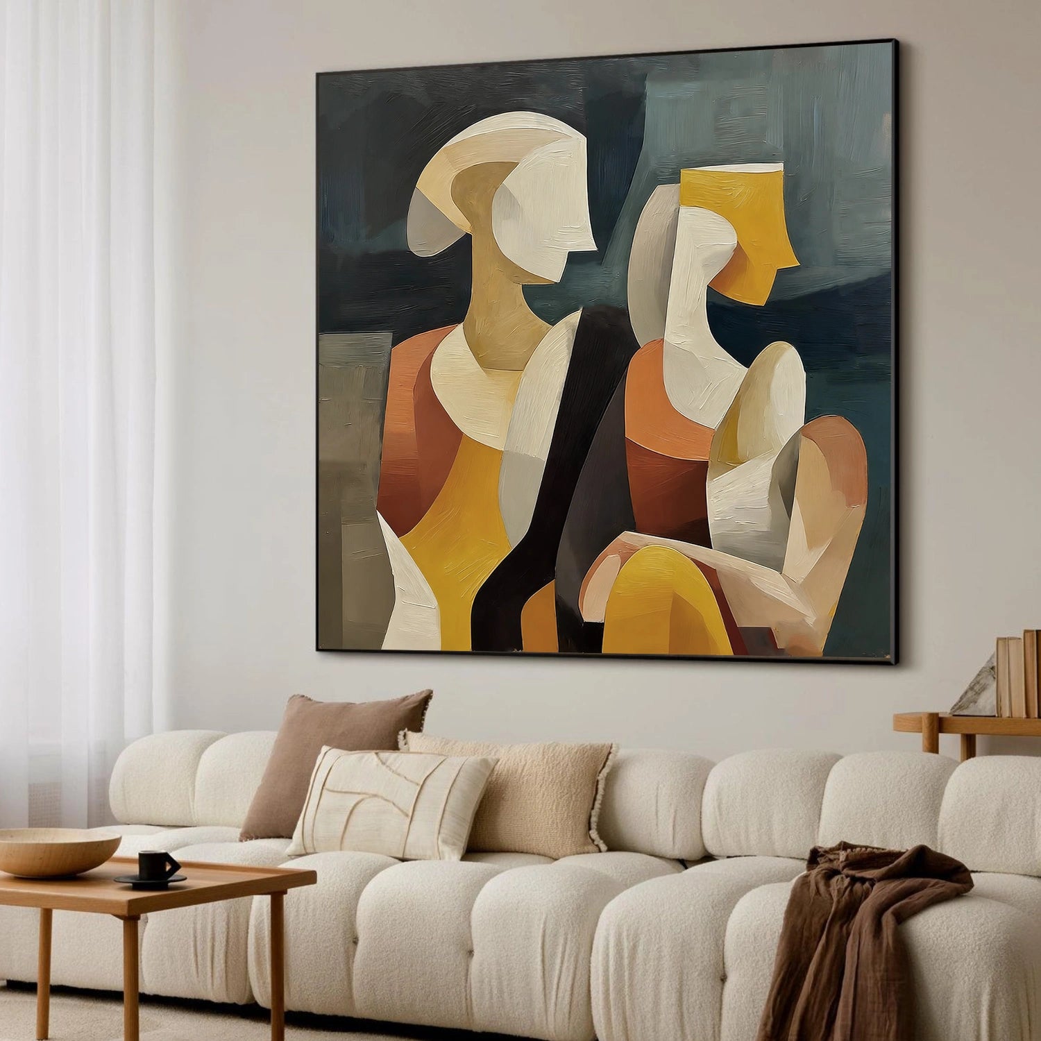 Abstract Portrait Wall Art #AP080
