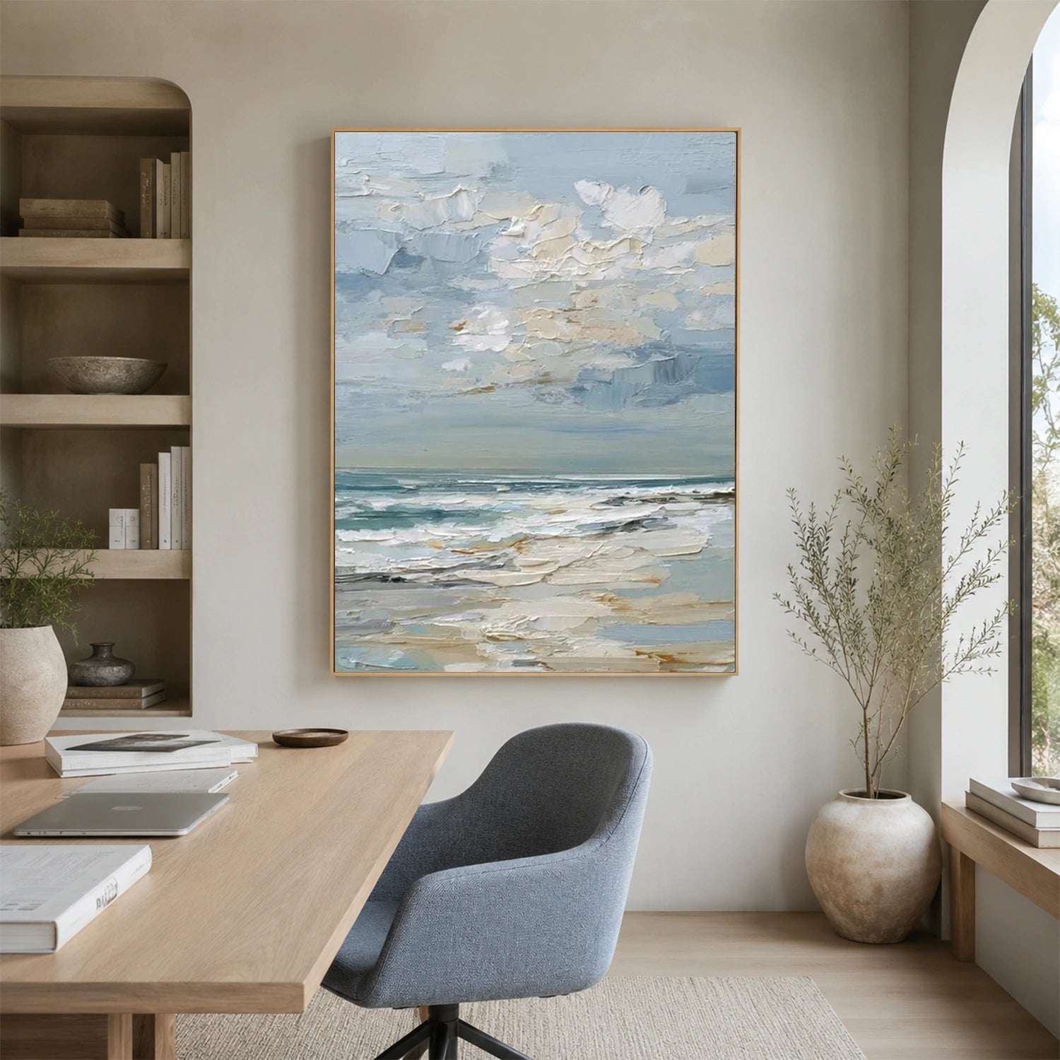 Sea & Sky Abstract Wall Art #MS358