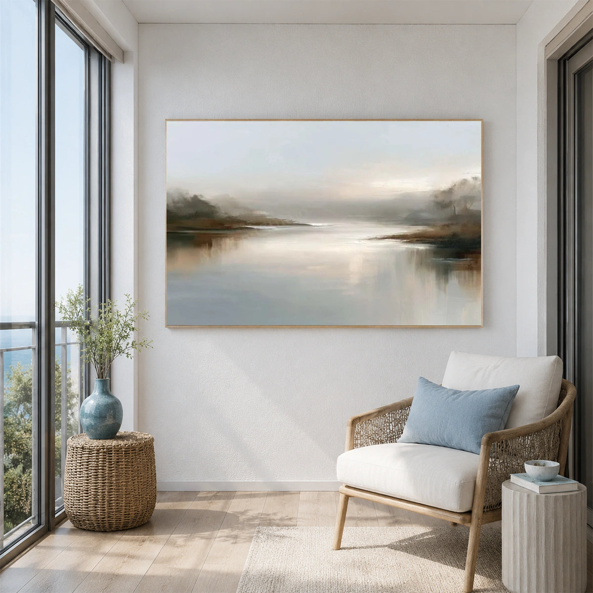 Sea & Sky Abstract Wall Art #MS379