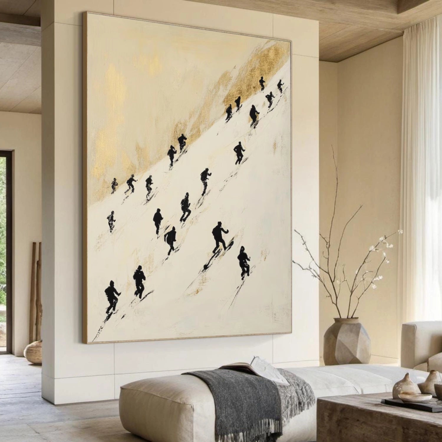 Skiing Sport Wall Art #SA035