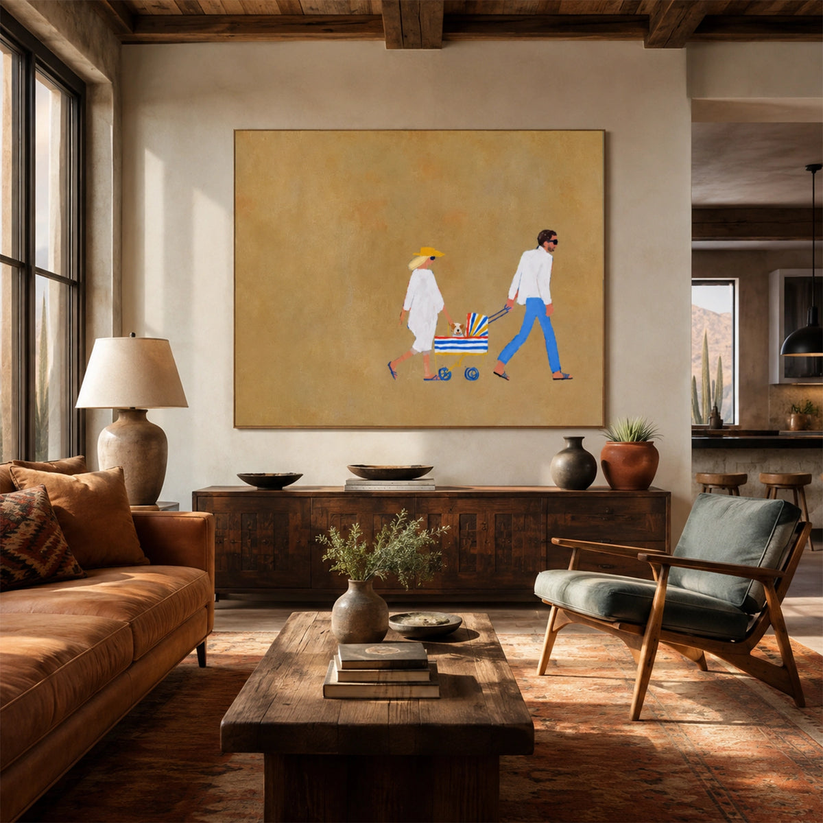 Abstract Portrait Wall Art #AP163