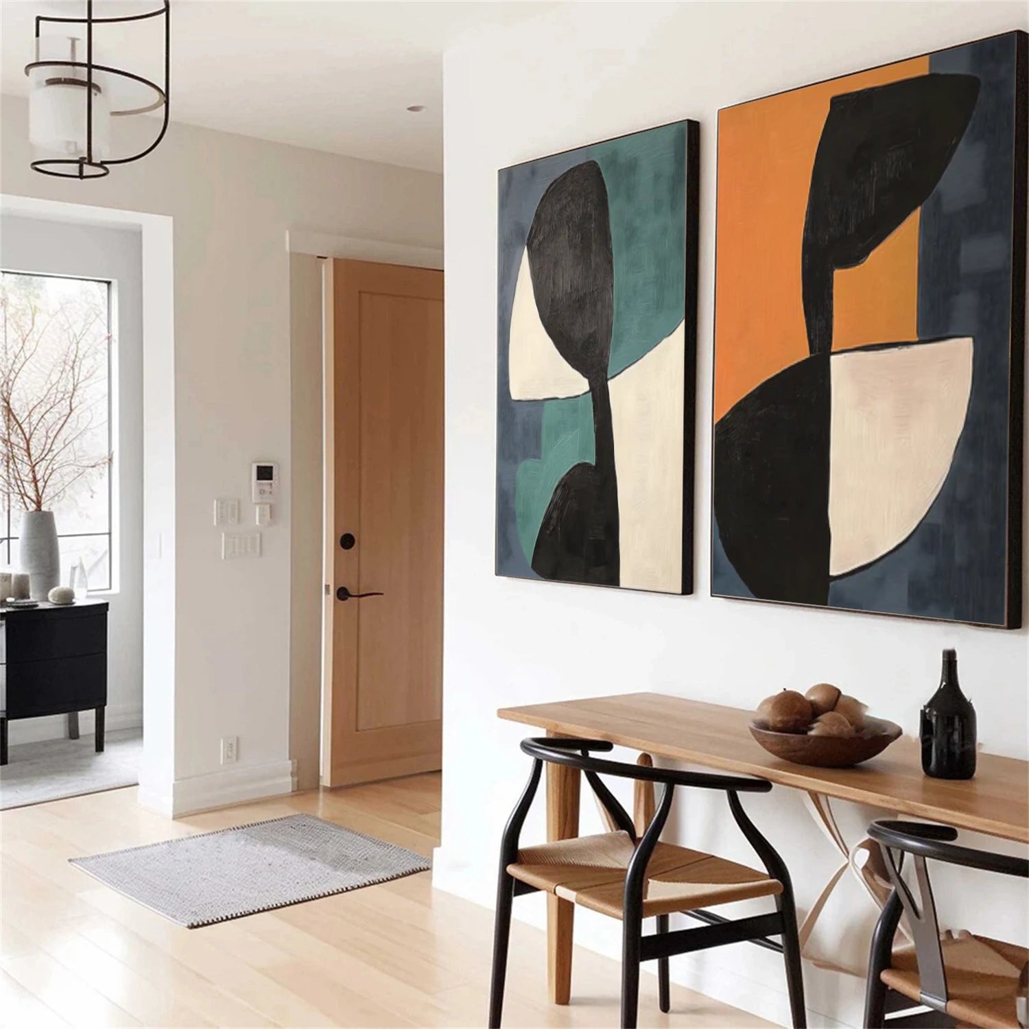 Abstract Canvas Art Set of 2 #WS731