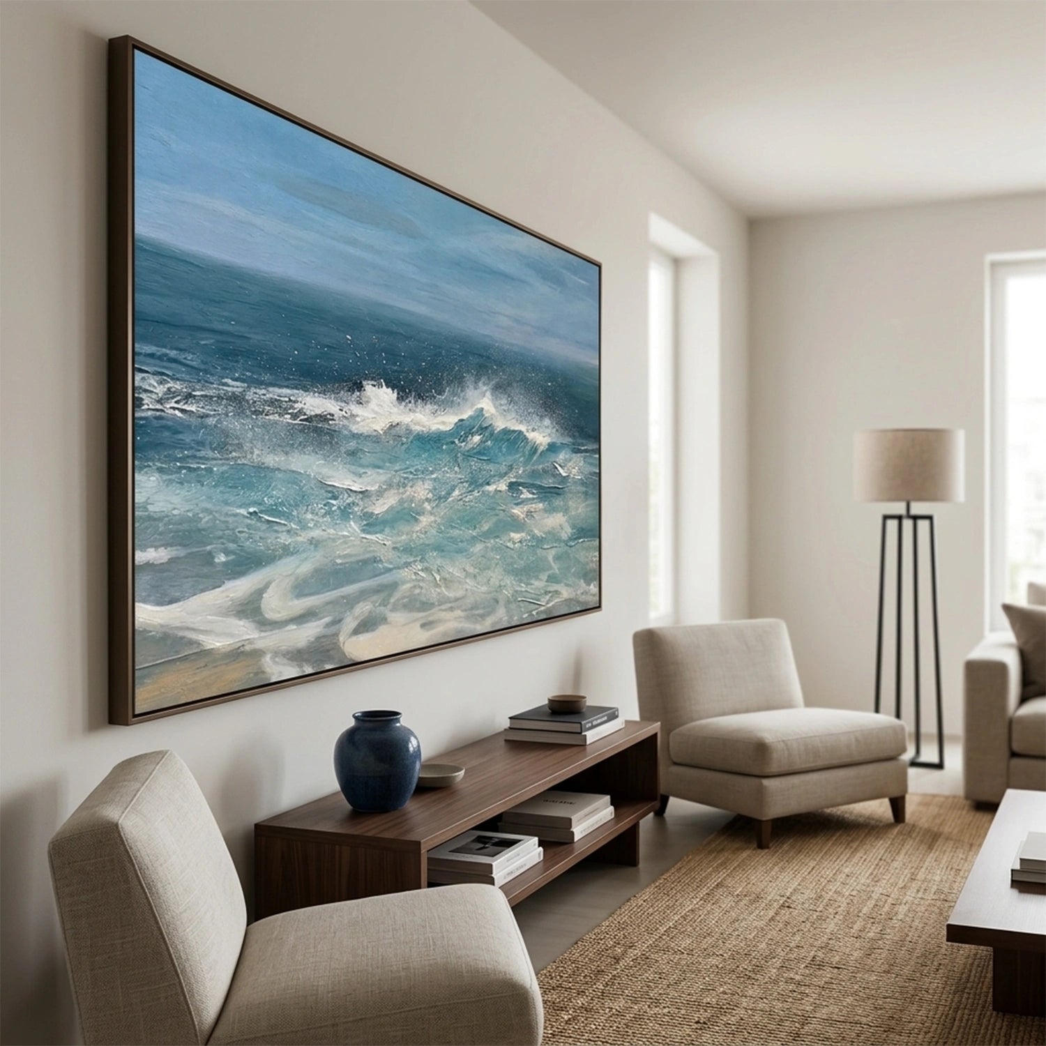 Sea & Sky Abstract Wall Art #MS307