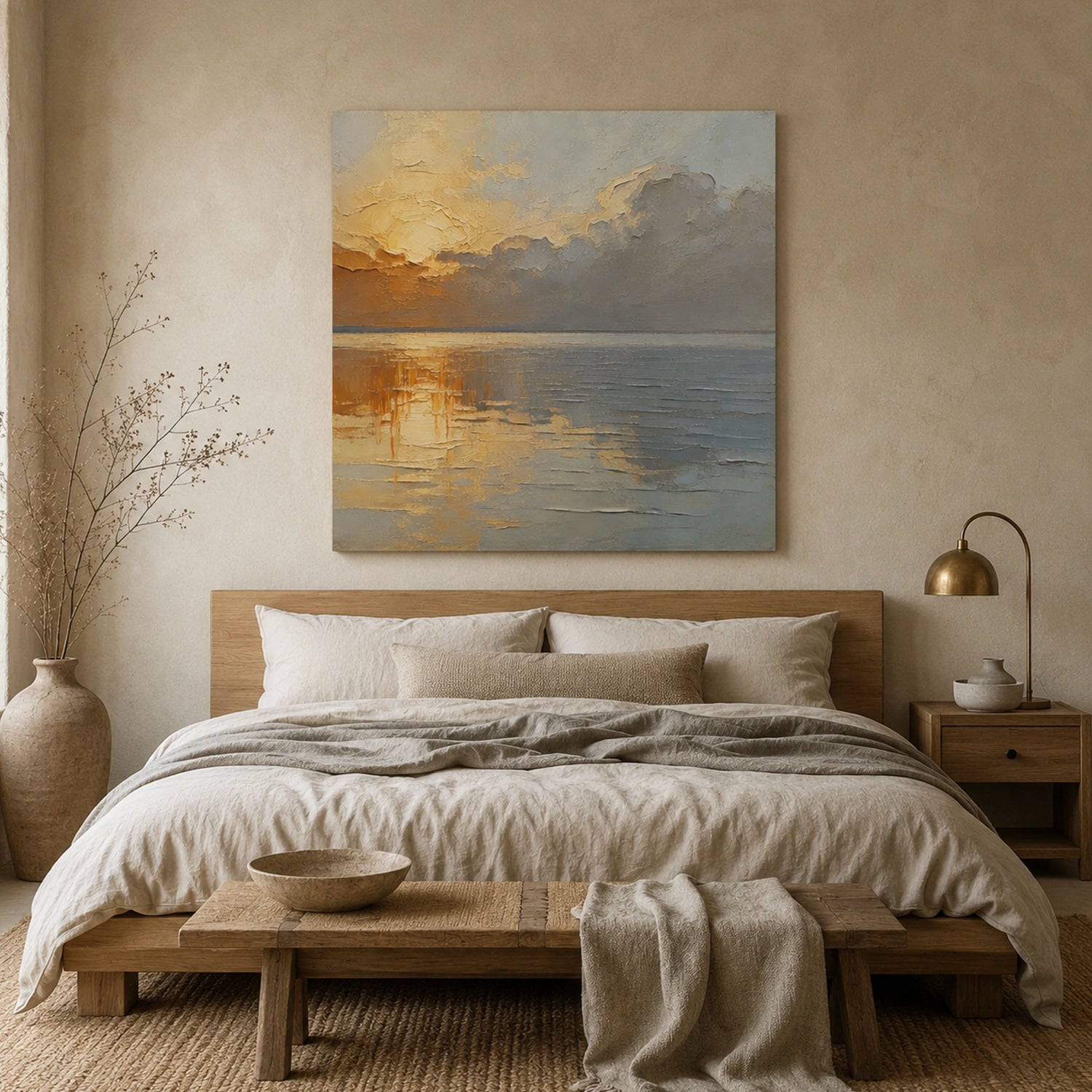 Sea & Sky Abstract Wall Art #MS334
