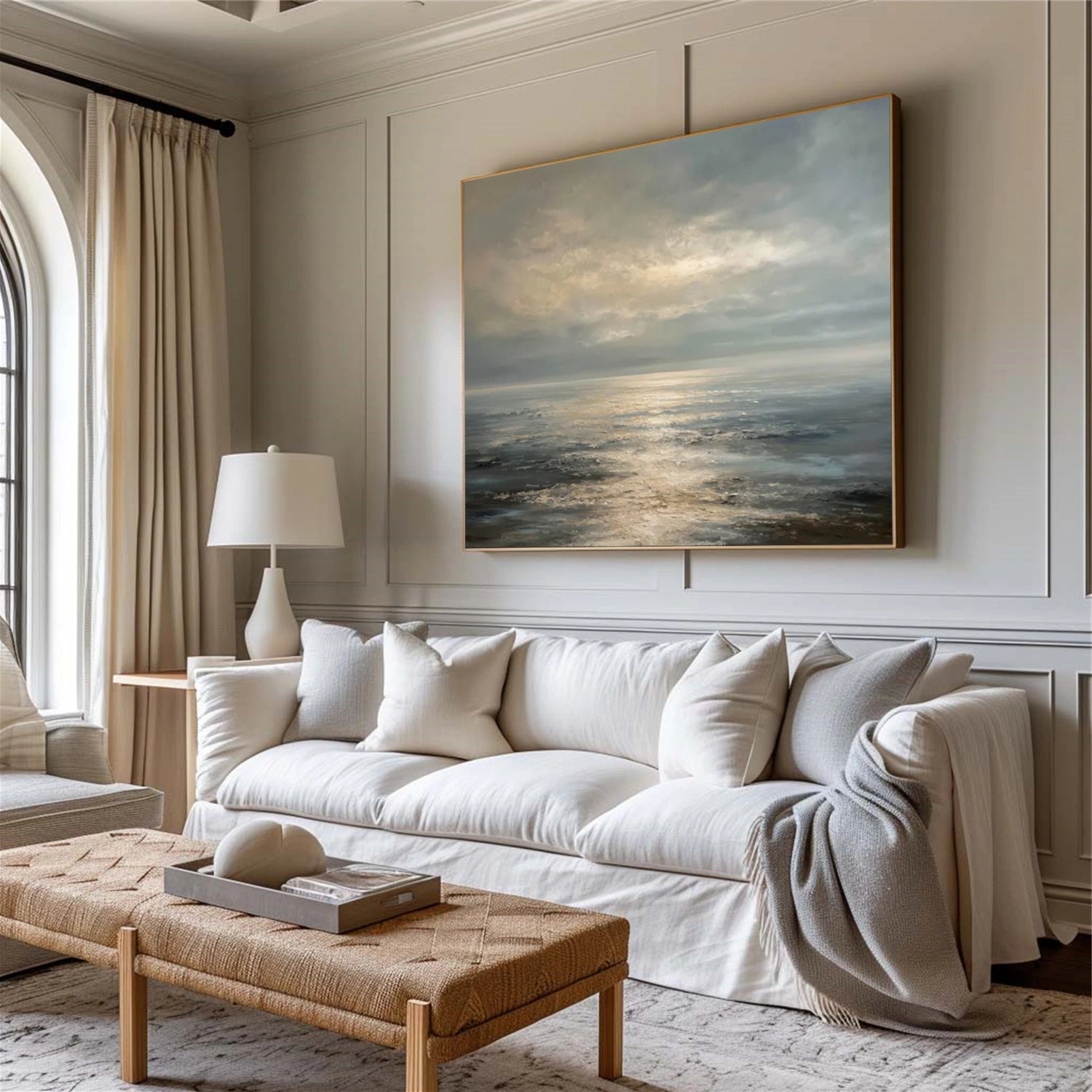 Sea & Sky Abstract Wall Art #MS190