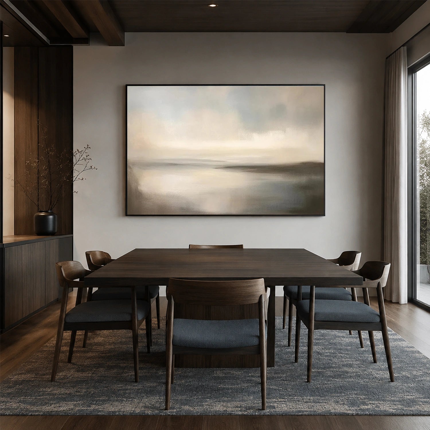 Sea & Sky Abstract Wall Art #MS355