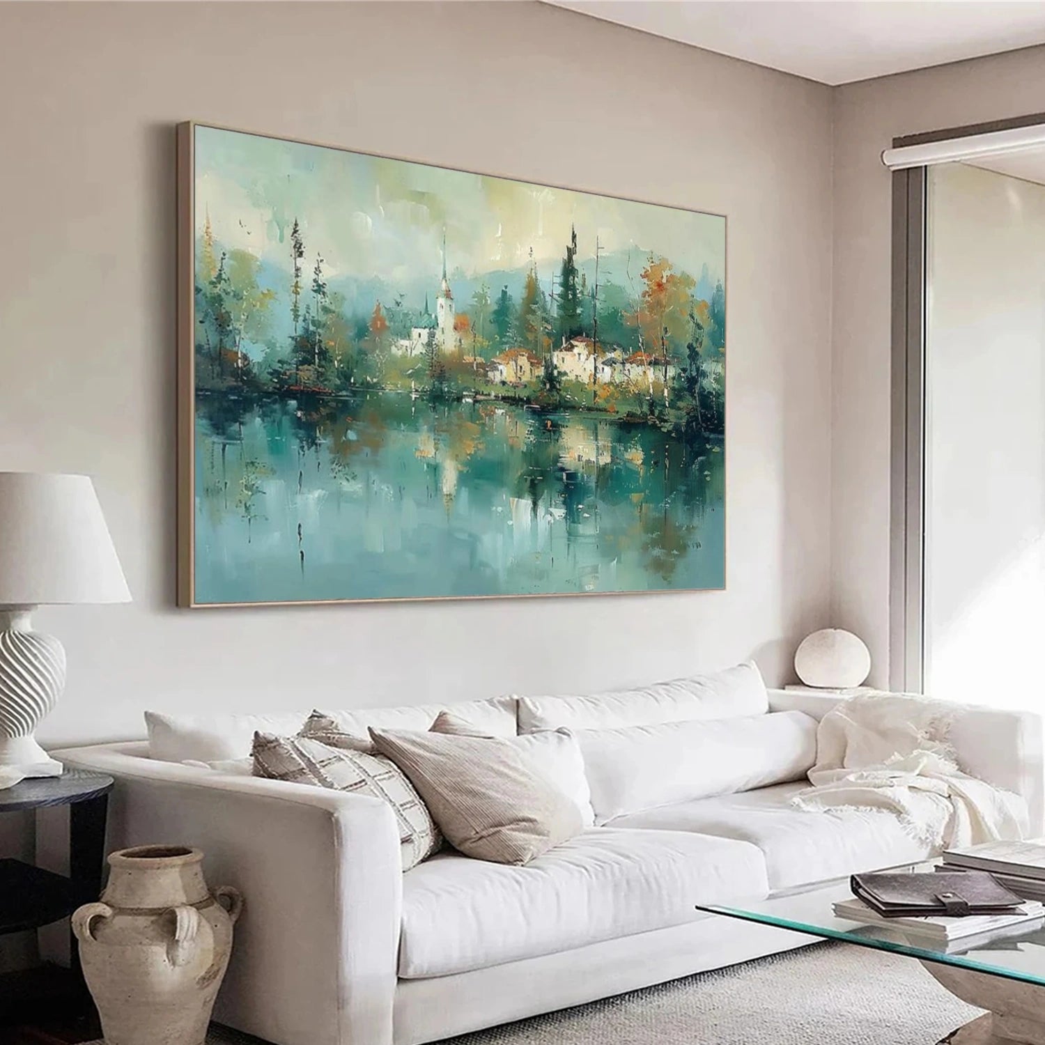 Sea & Sky Abstract Wall Art #MS197