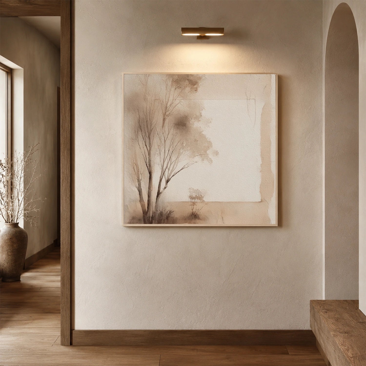 Flower & Tree Abstract Wall Art #ML263