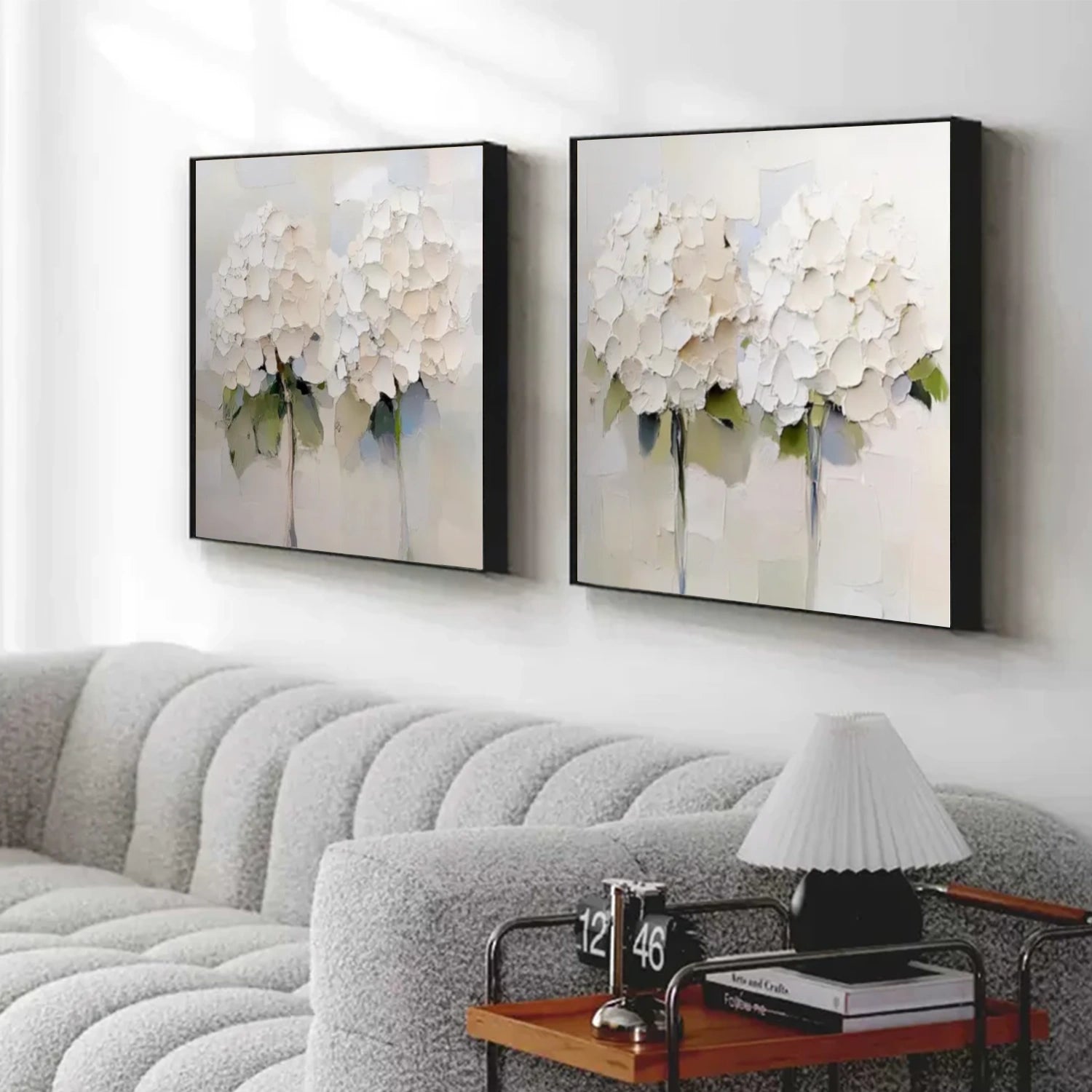 Flower & Tree Abstract Textured Wall Art #ML146