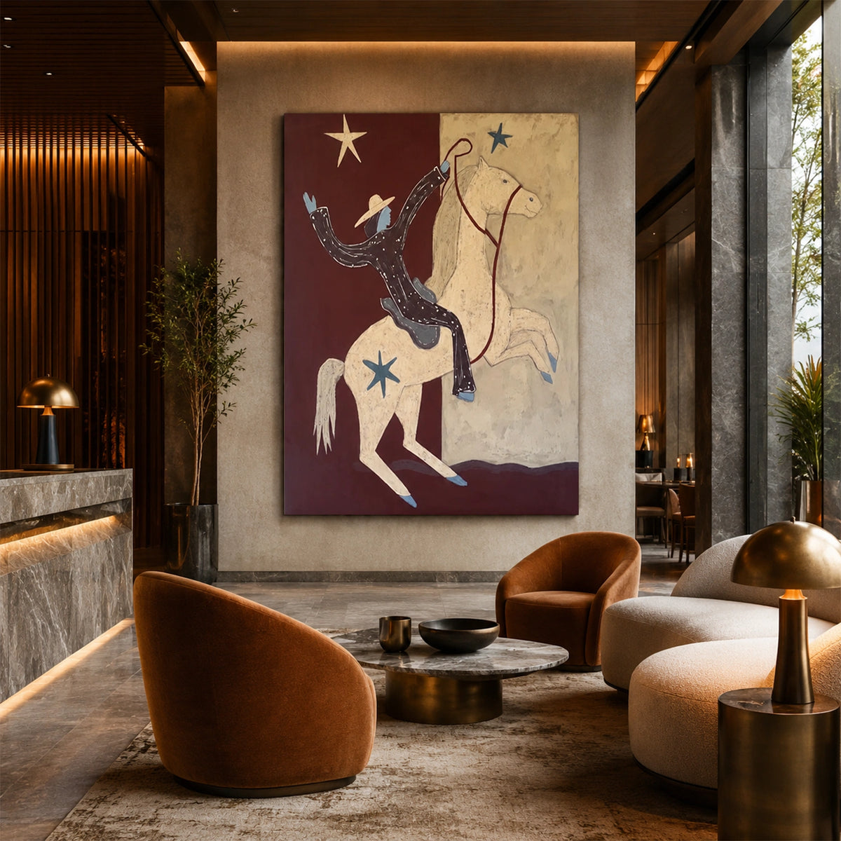 Western Cowboy Art #VA202