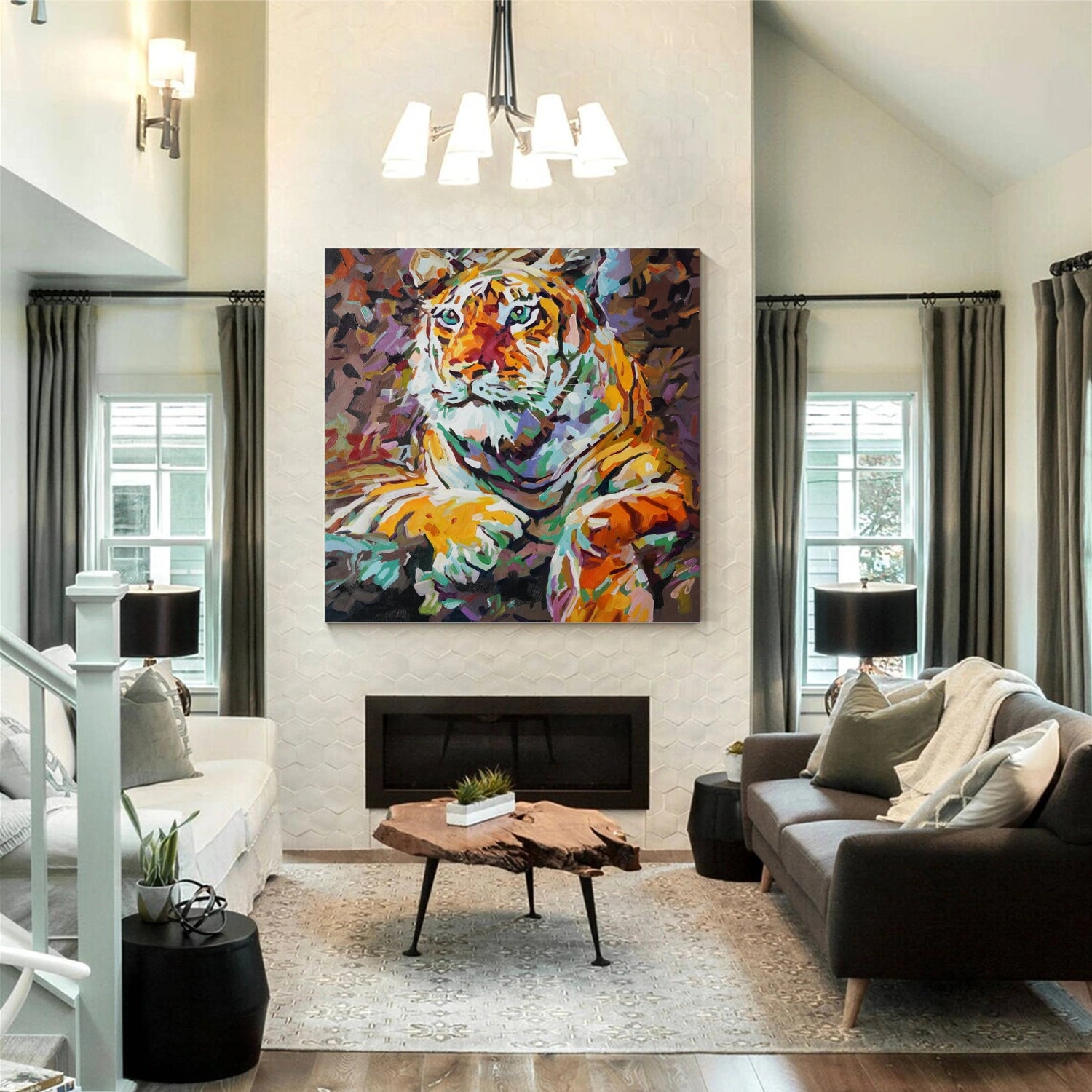 Abstract Animal Wall Art #AL108