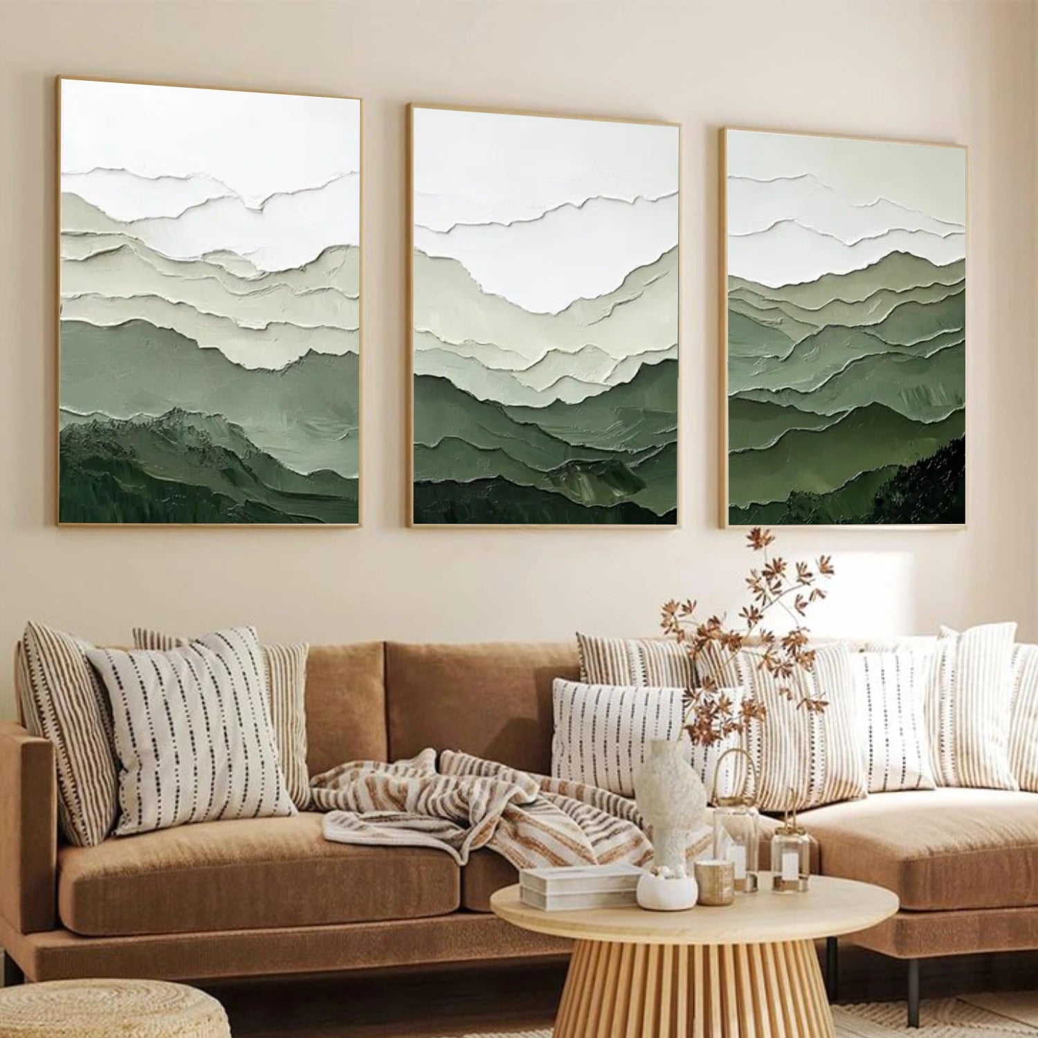 Minimalist Mountain Canvas Art Set of 3 #MM312