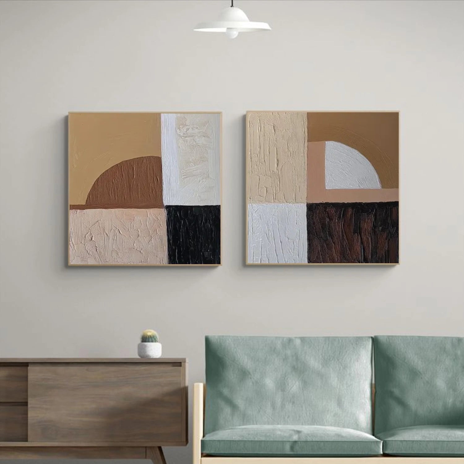 Abstract Canvas Art Set of 2 #WS806