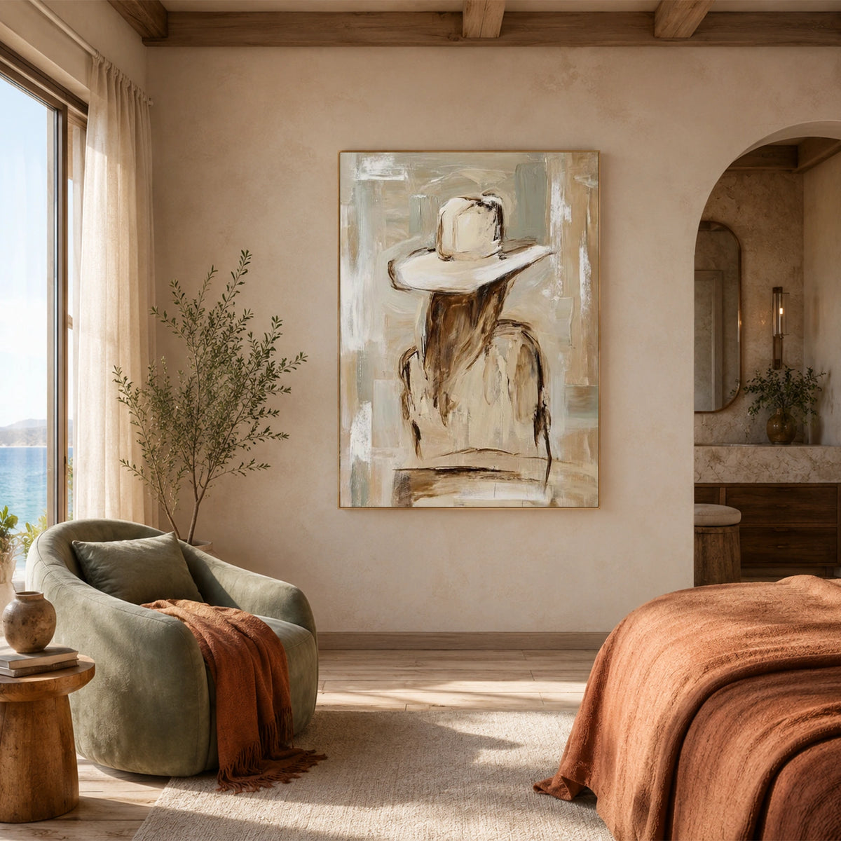 Abstract Portrait Wall Art #AP154