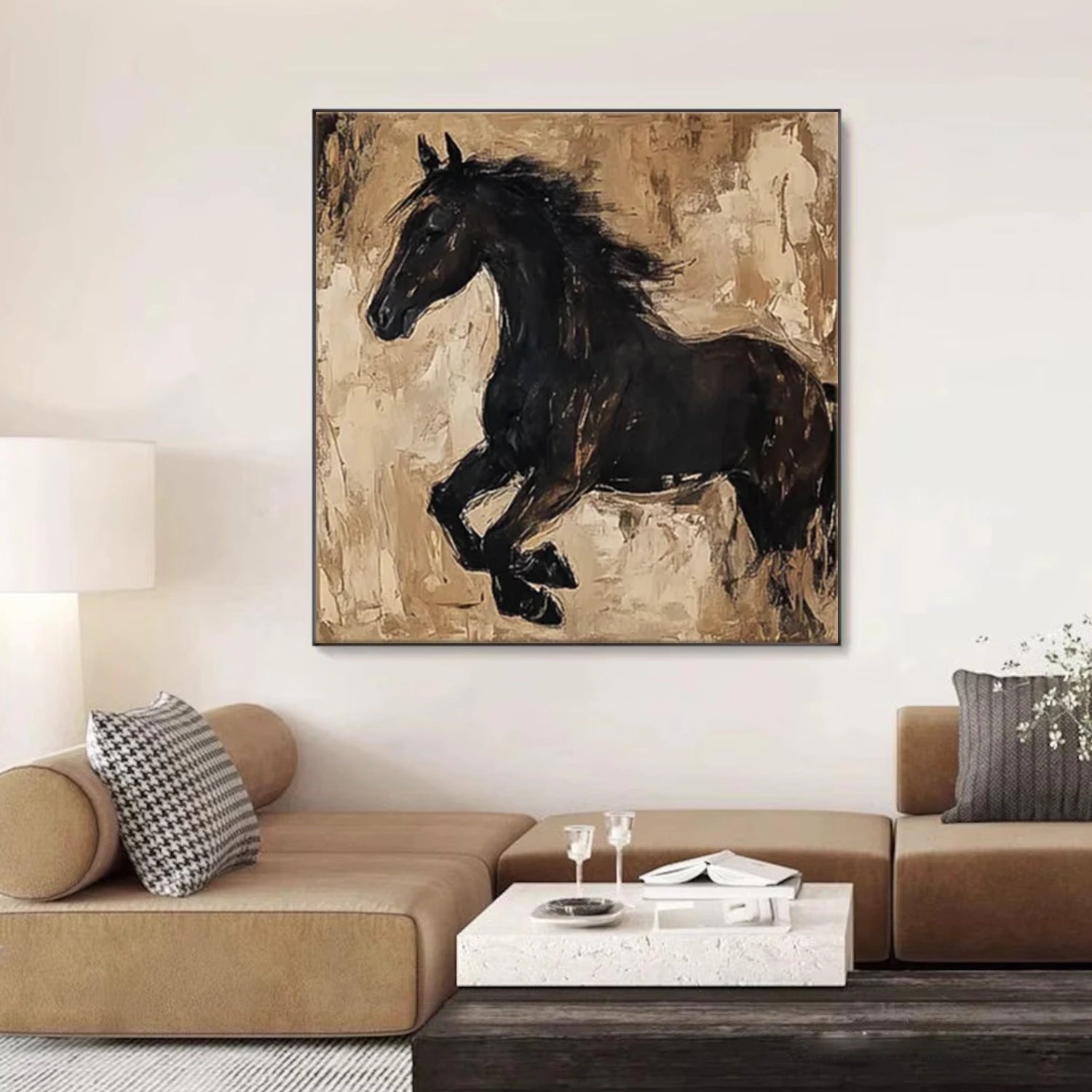 Abstract Horse Wall Art #AL156