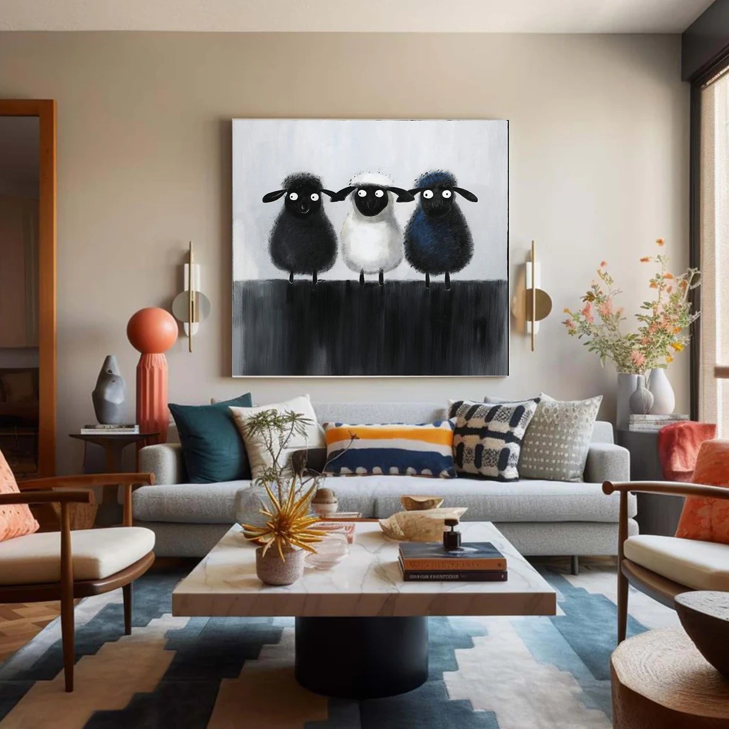 Abstract Animal Wall Art #AL167