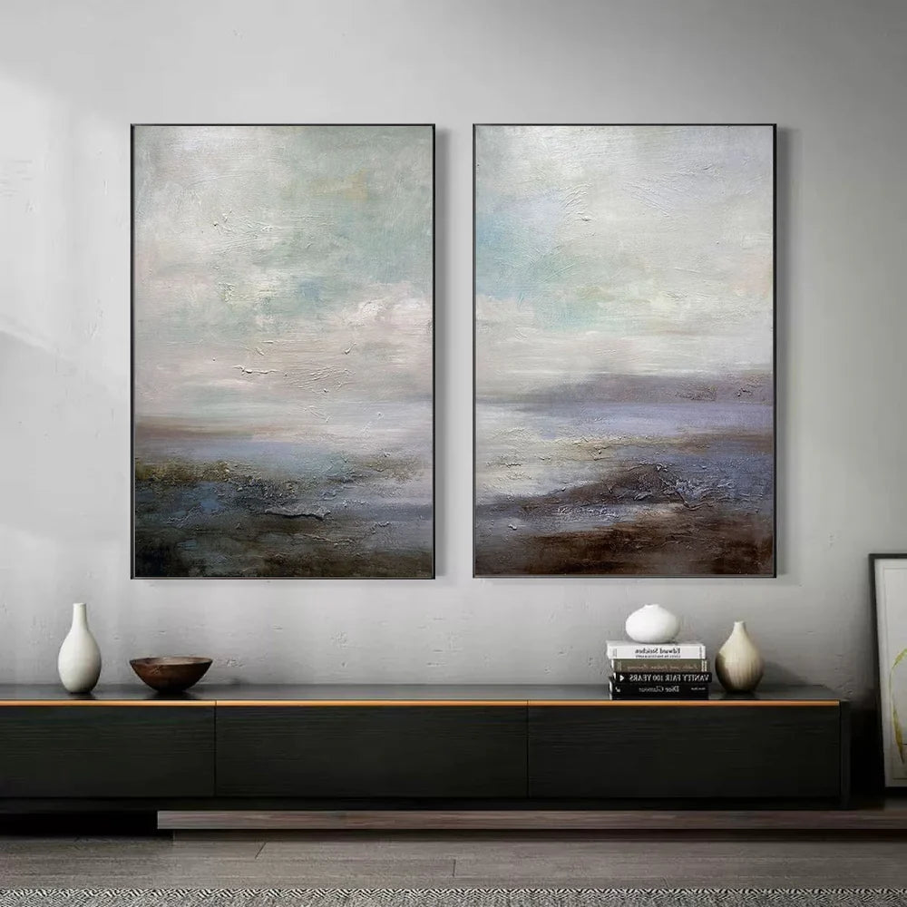 Minimalist Sea & Sky Art Set of 2 #MS003