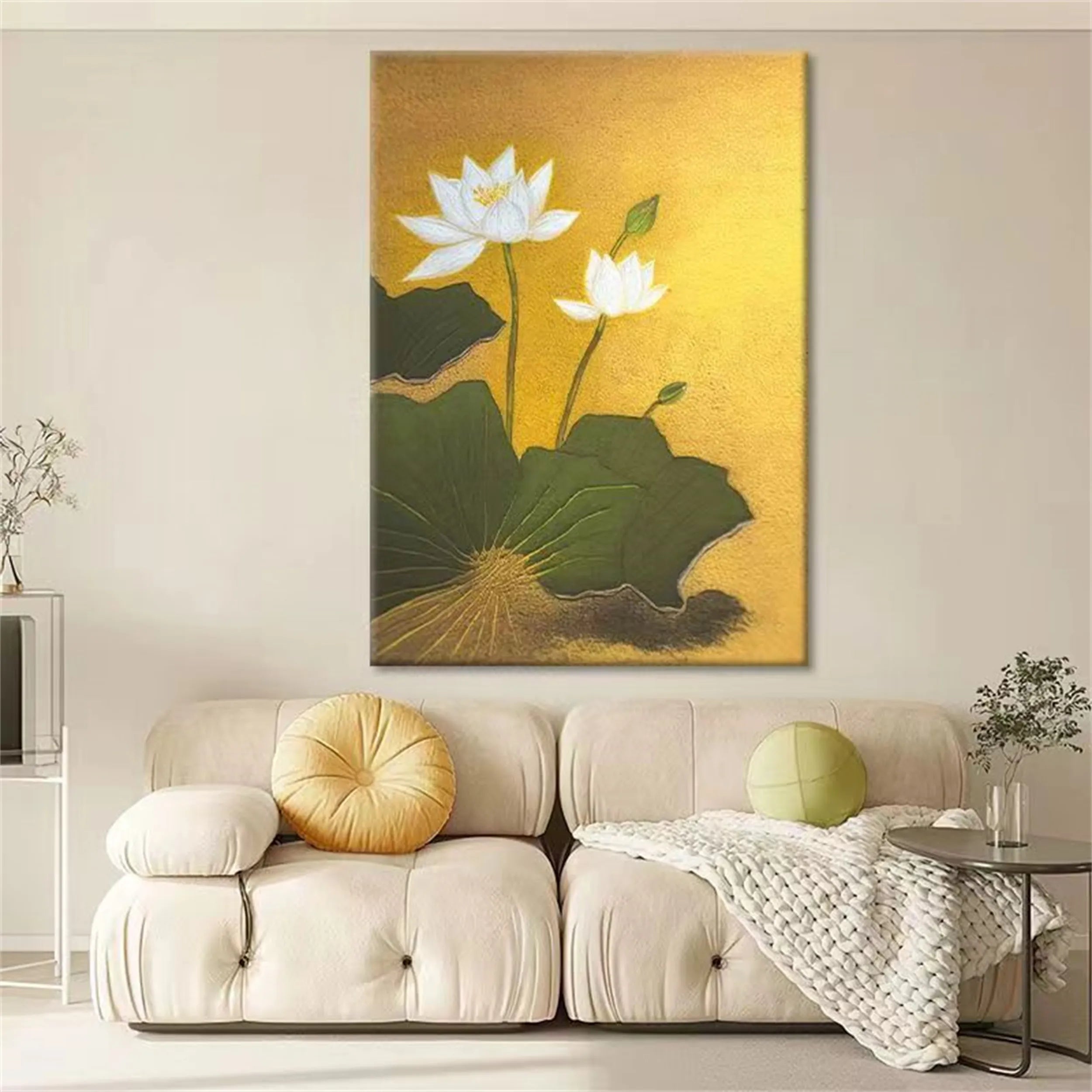 Colorful Flower & Tree Abstract Textured Wall Art #ML012