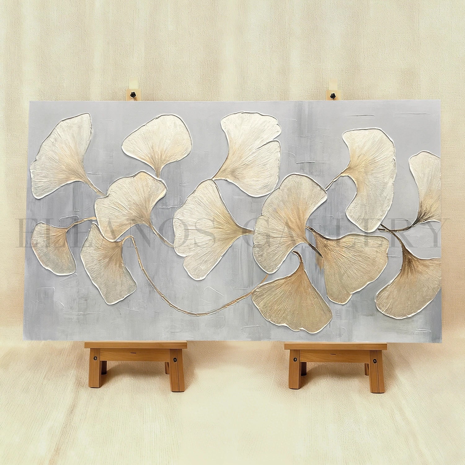 Flower & Tree Abstract Textured Wall Art #ML038