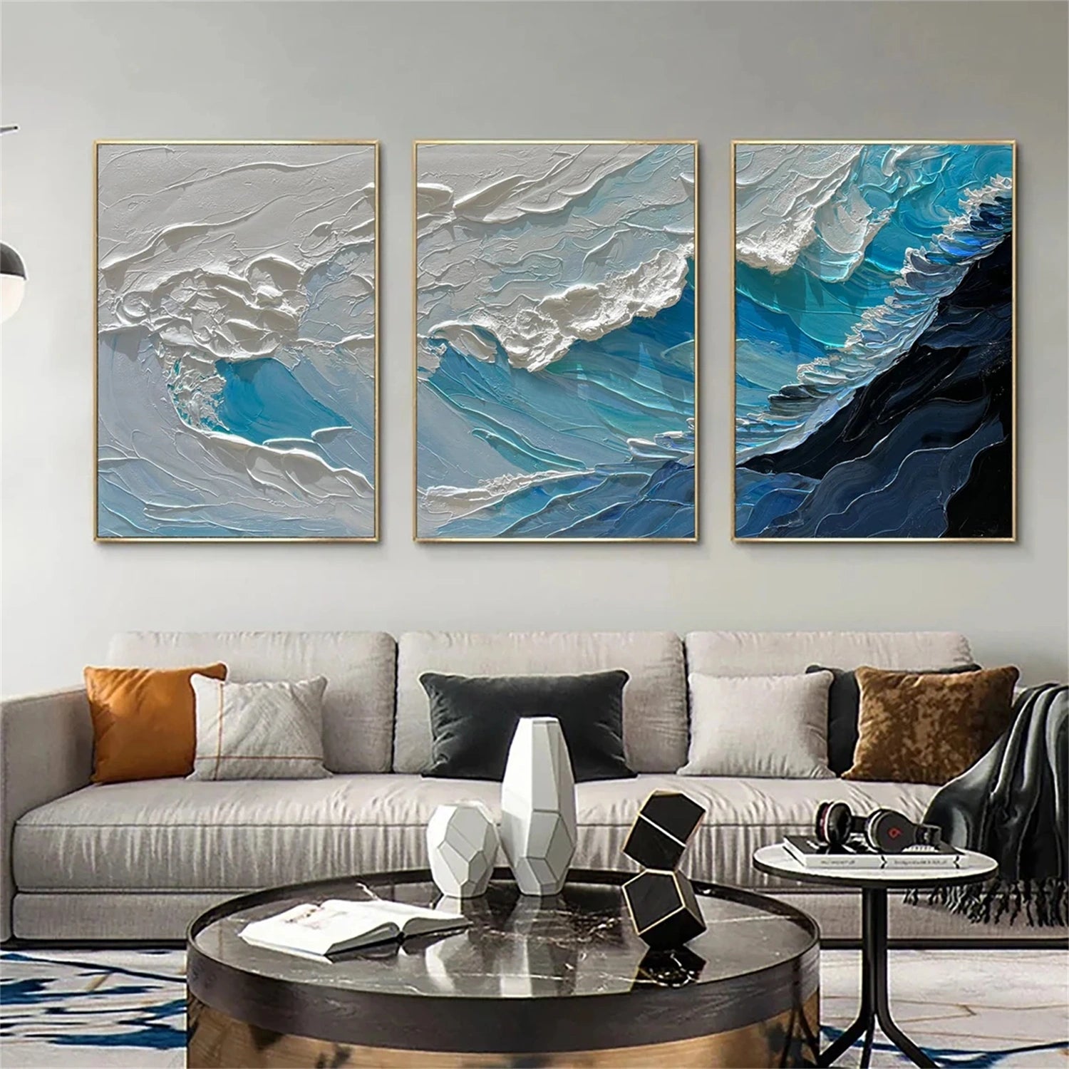 Minimalist Sea & Sky Art  Set of 3#MS077