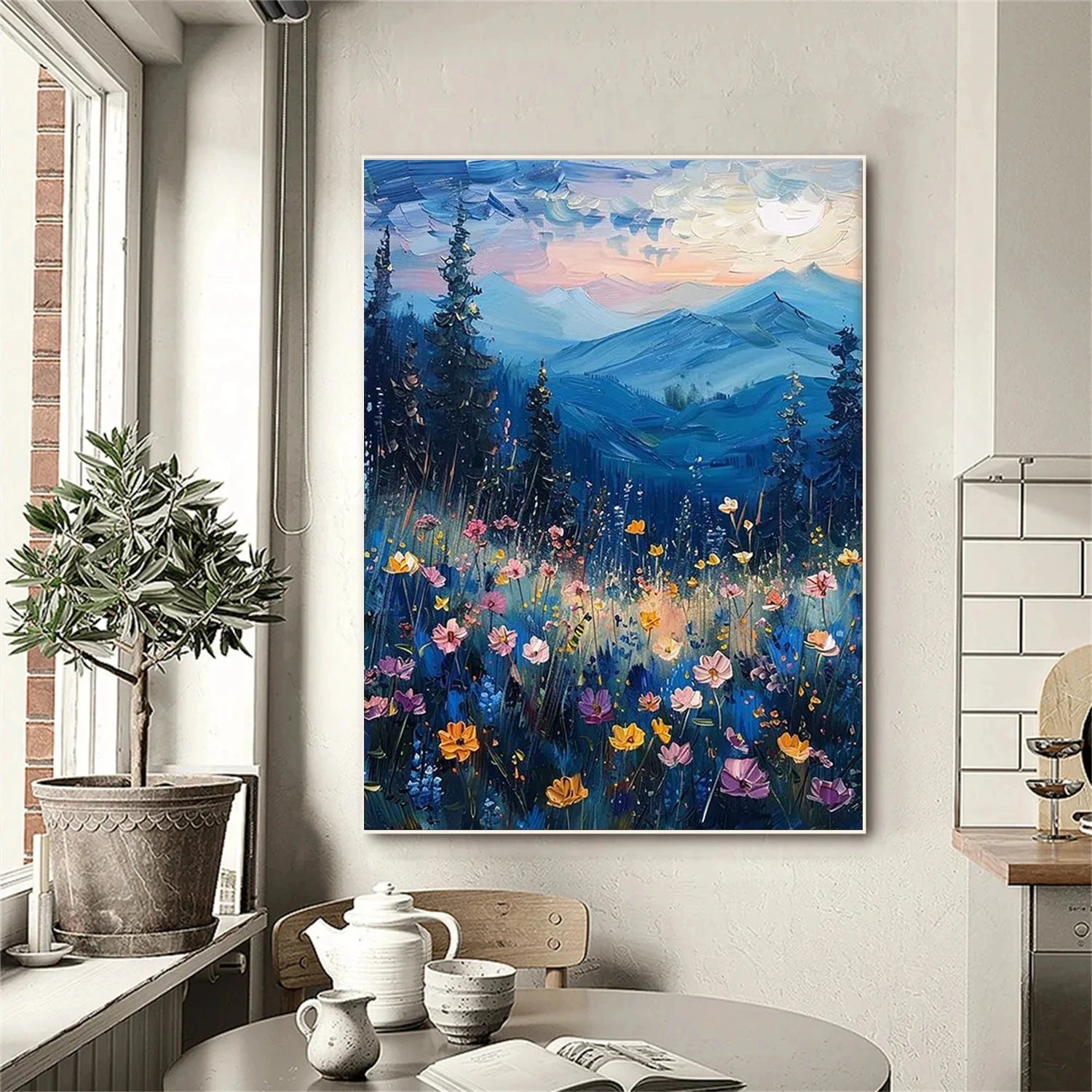 Flower & Tree Abstract Wall Art #ML119