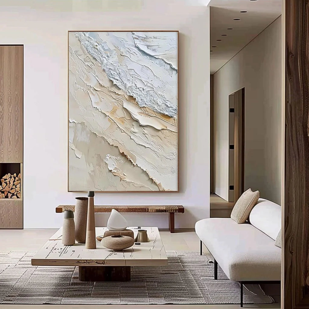 Sea & Sky Abstract Textured Wall Art #MS205