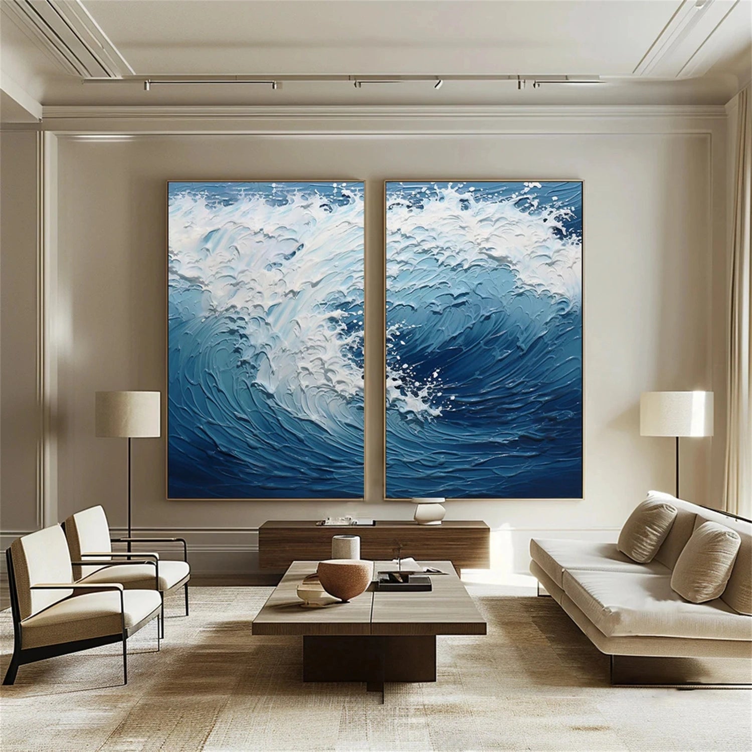 Minimalist Sea & Sky Art Set of 2 #MS031