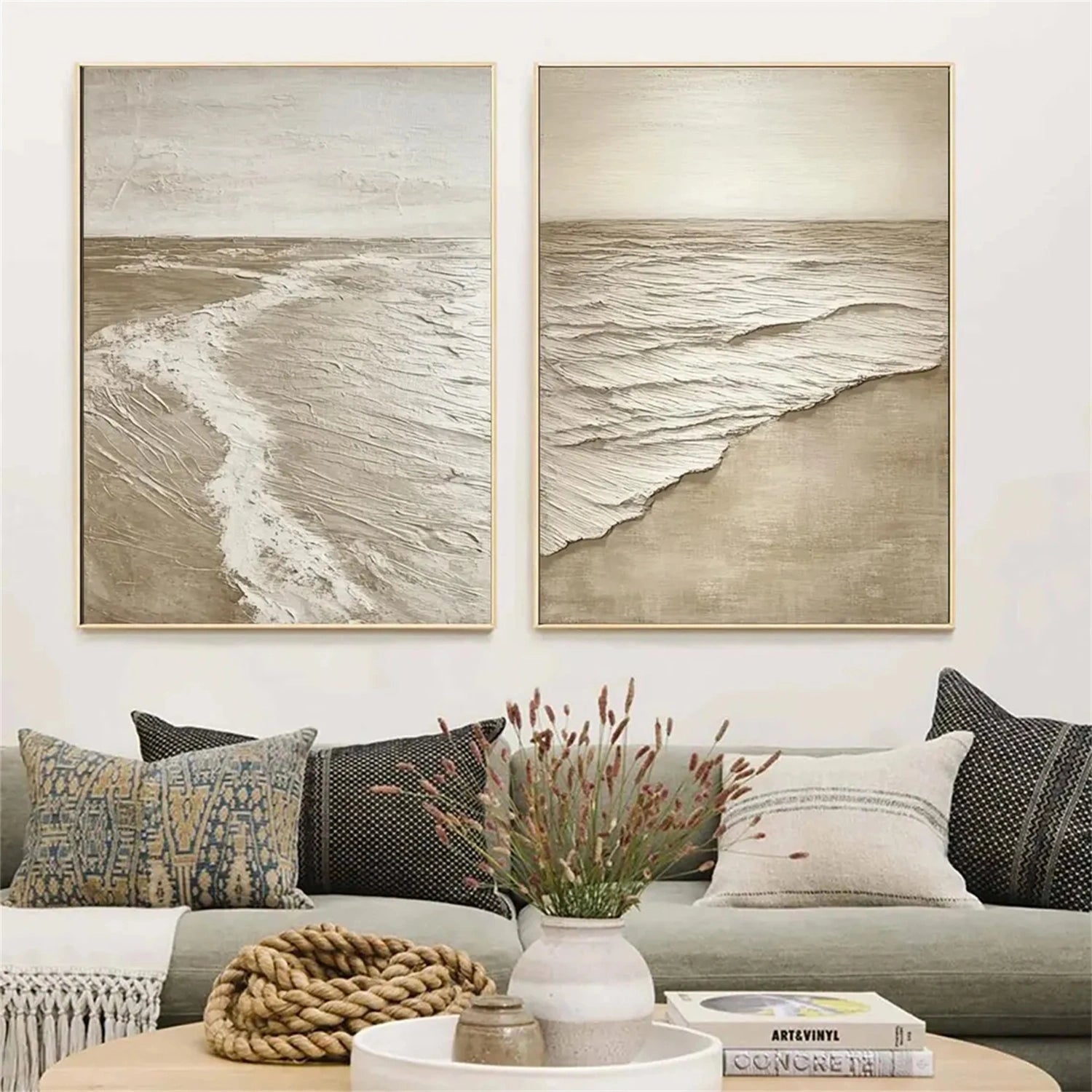 Minimalist Sea & Sky Art Set of 2 #MS081