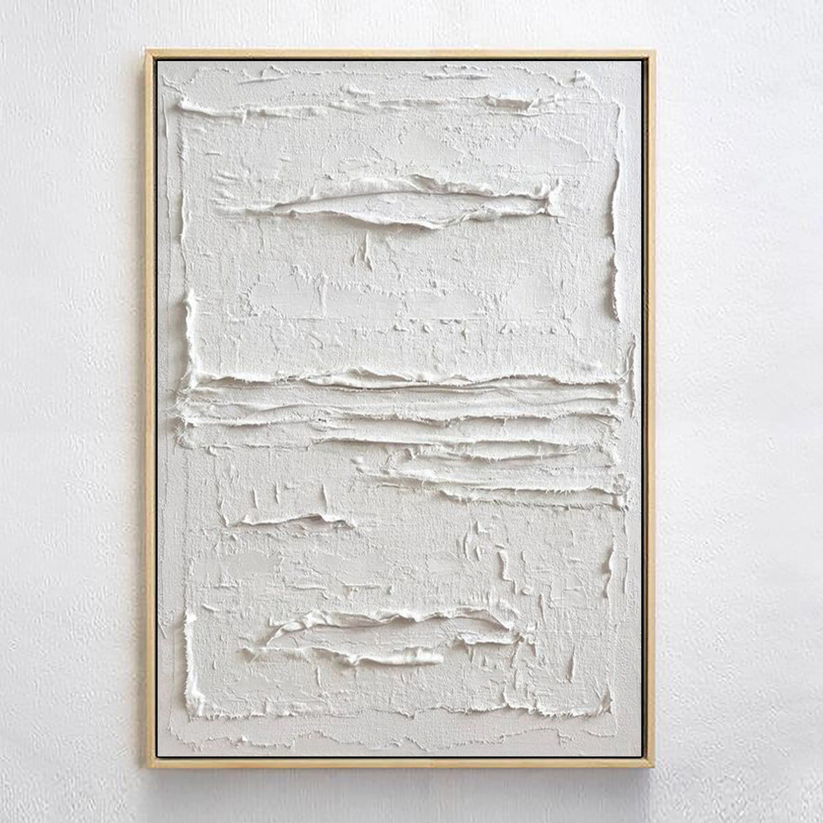 Minimalist Plaster Art Large Painting Wall Art for Room Decor