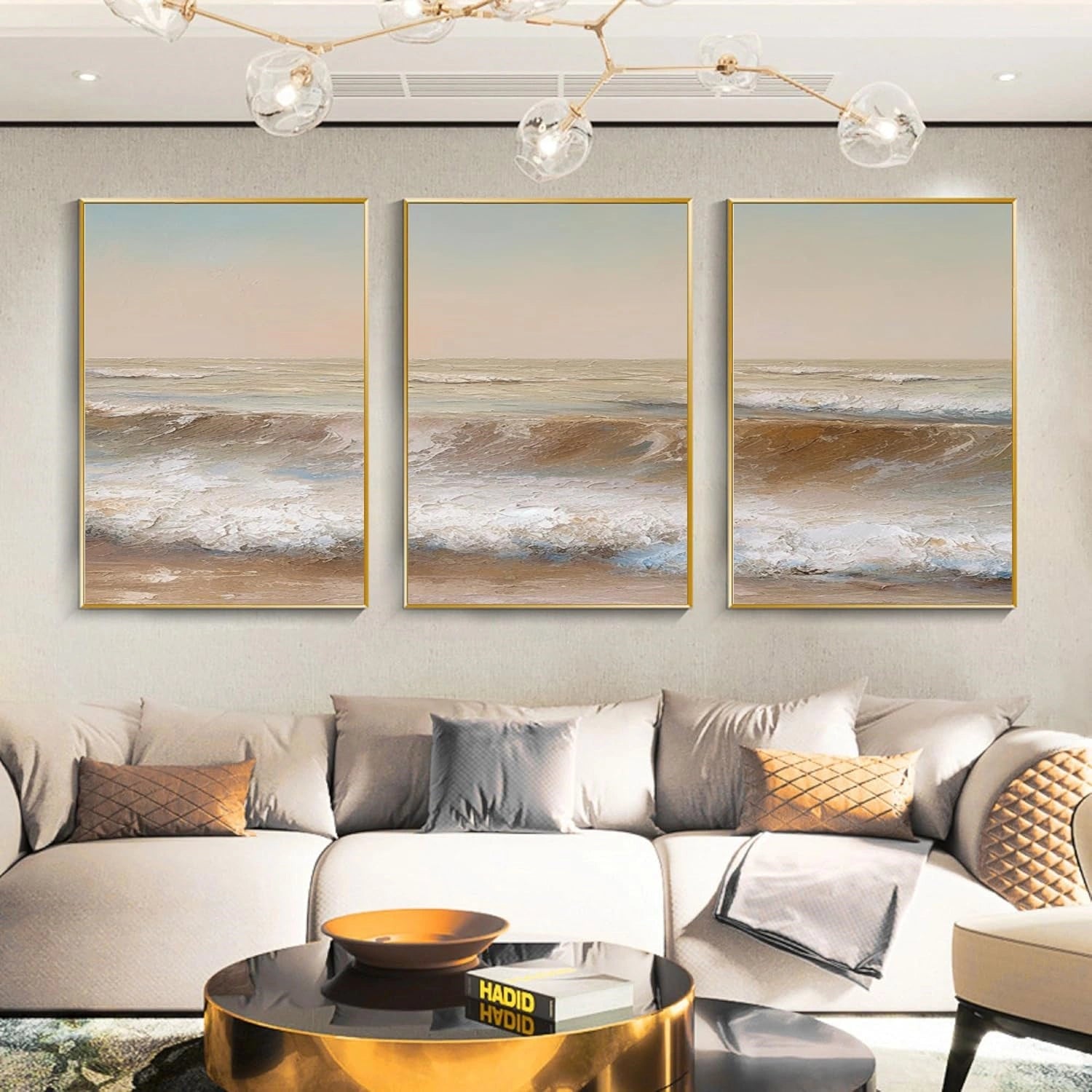 Sea & Sky Textured Art Set of 3 #MS107